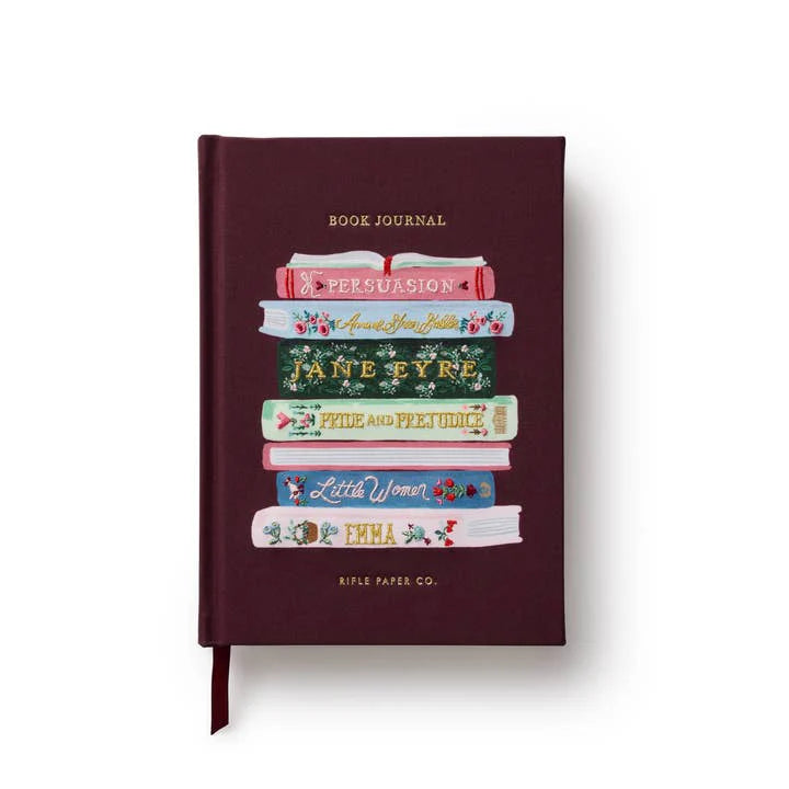 Bookclub Embroidered Book Journal - Rifle Paper Co