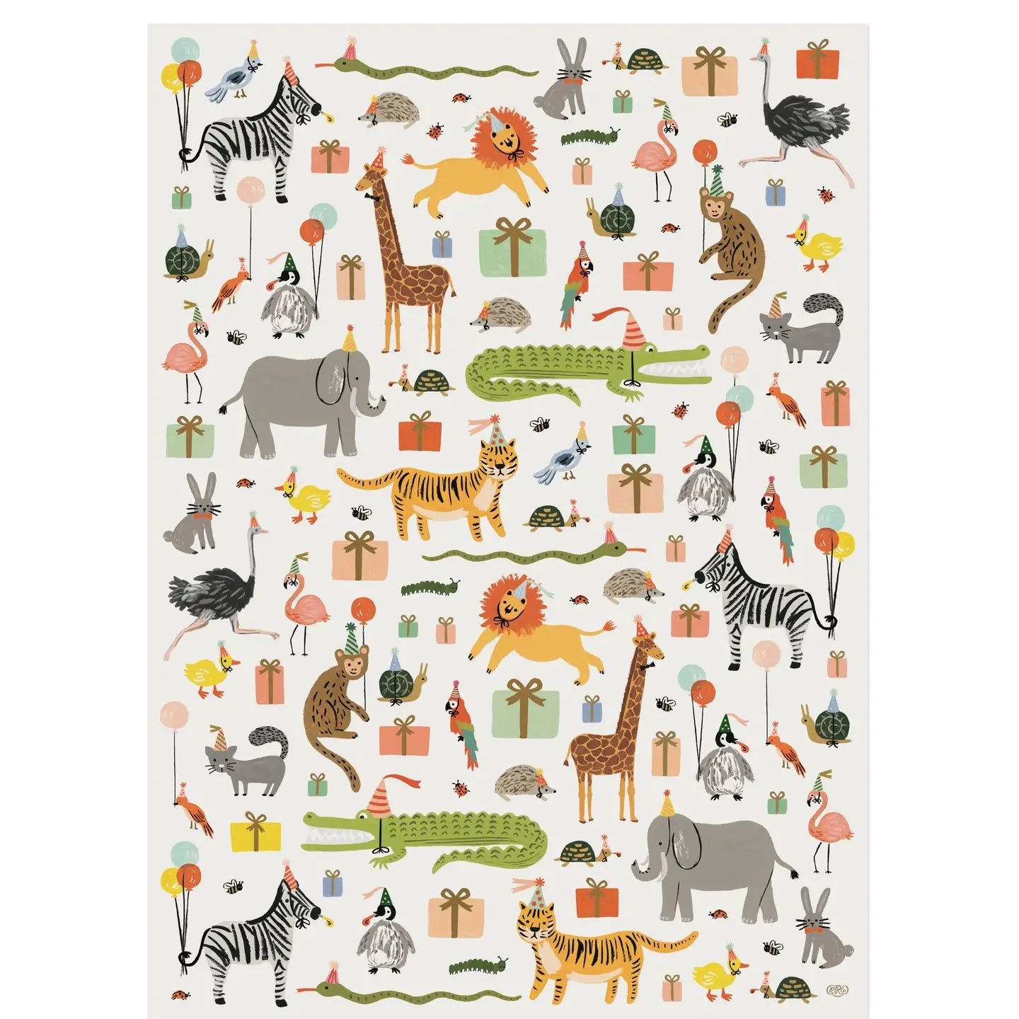 Party Animals Wrapping Paper - Rifle Paper
