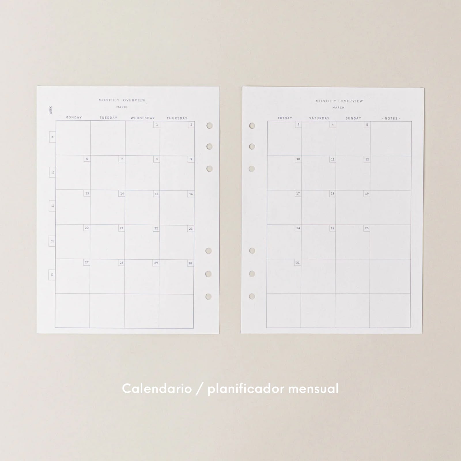 Agenda Personalizada 2026-2027