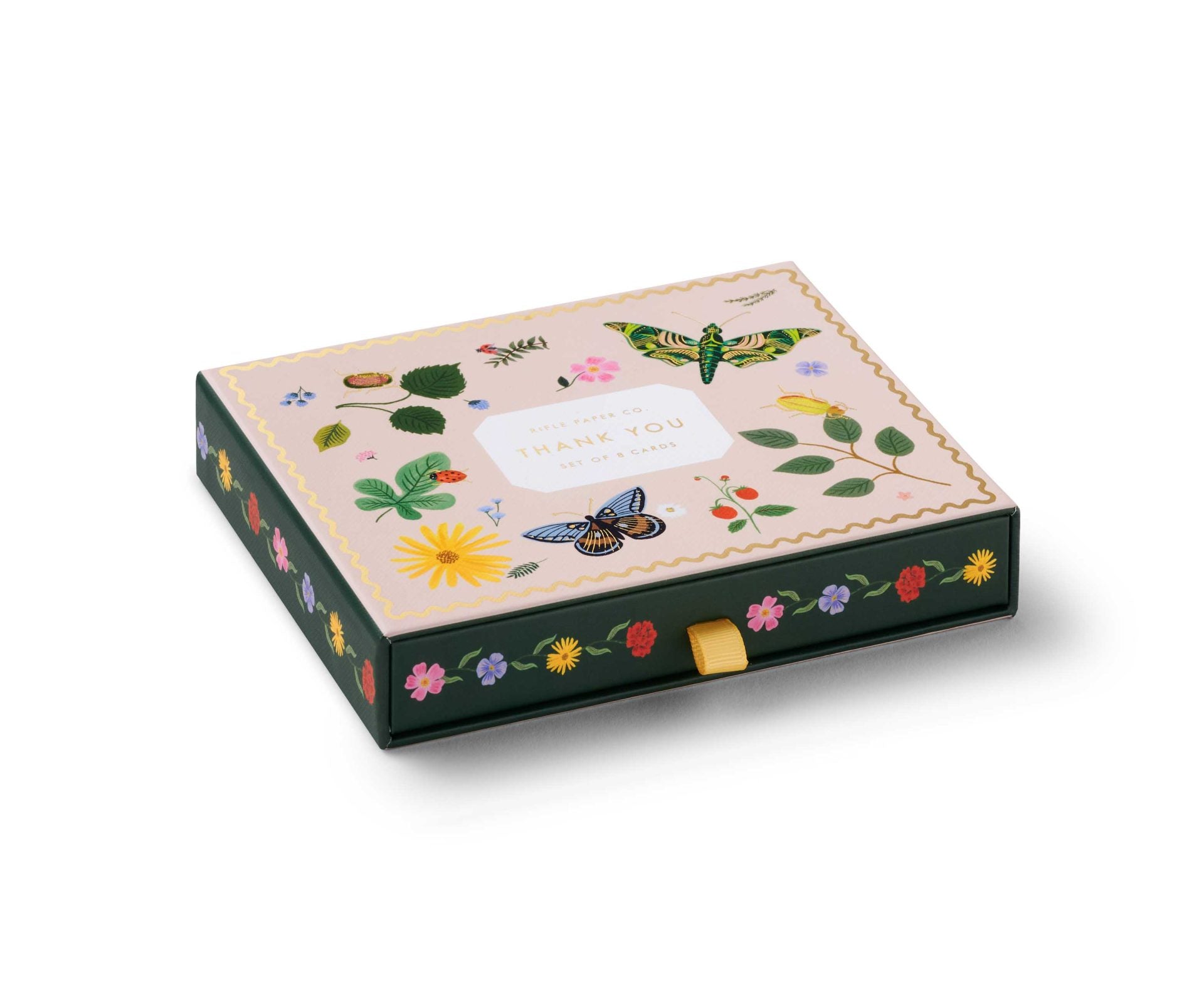 Caja con 8 tarjetas postales de Agradecimiento - Curio- Rifle Paper Co