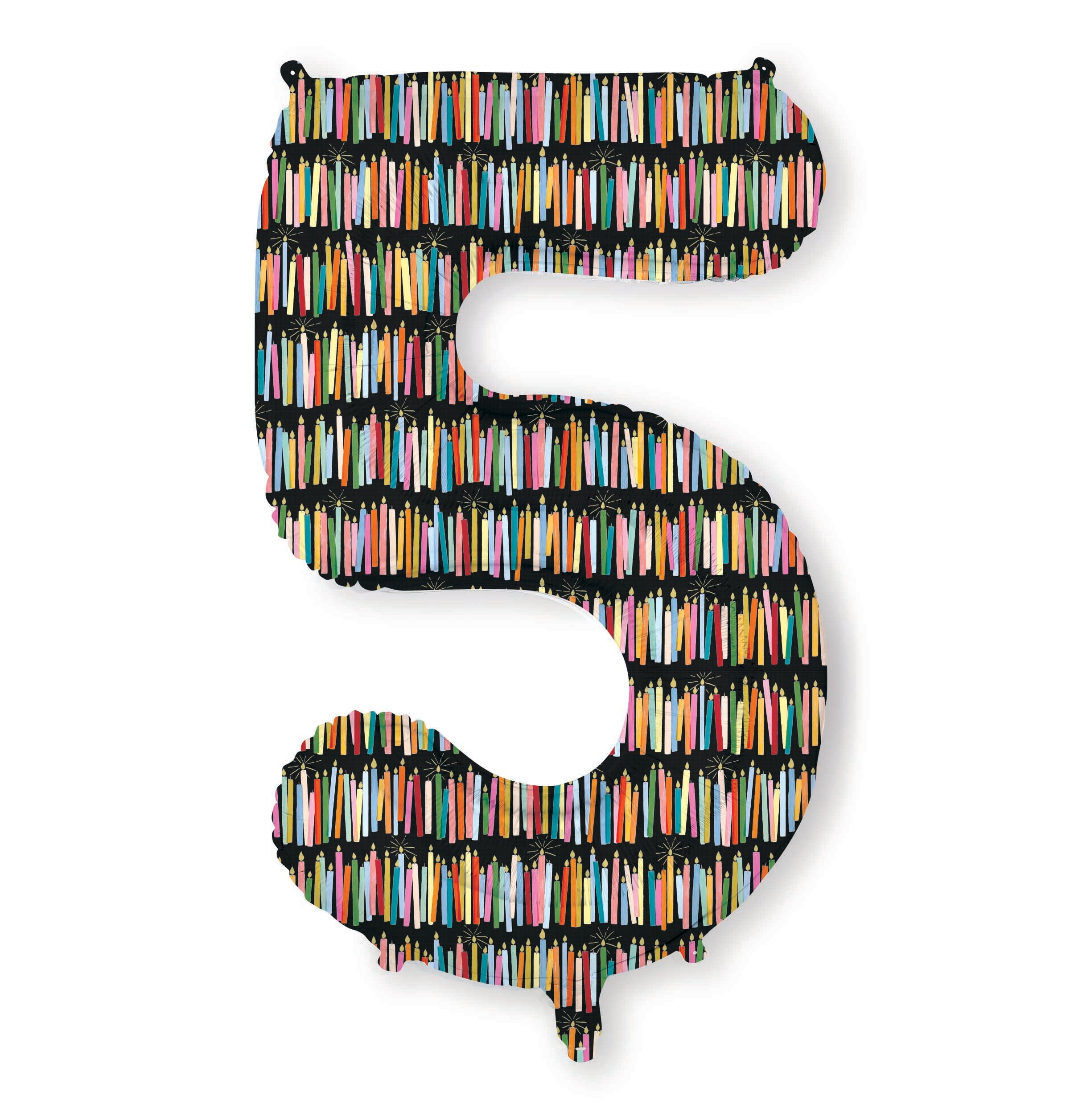 Numbered Foil Balloon 0-9 Candles - Rifle Paper Co