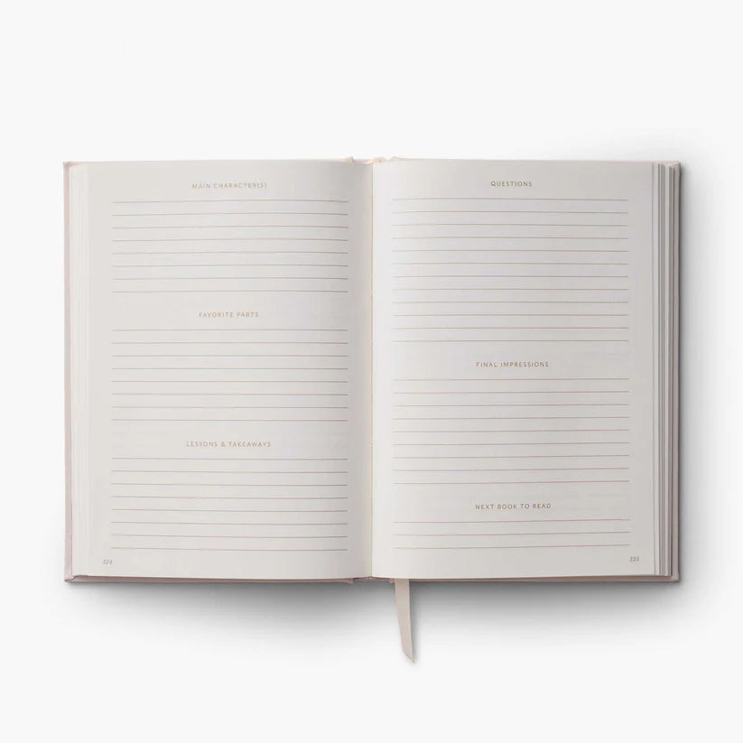 Bookclub Embroidered Book Journal - Rifle Paper Co