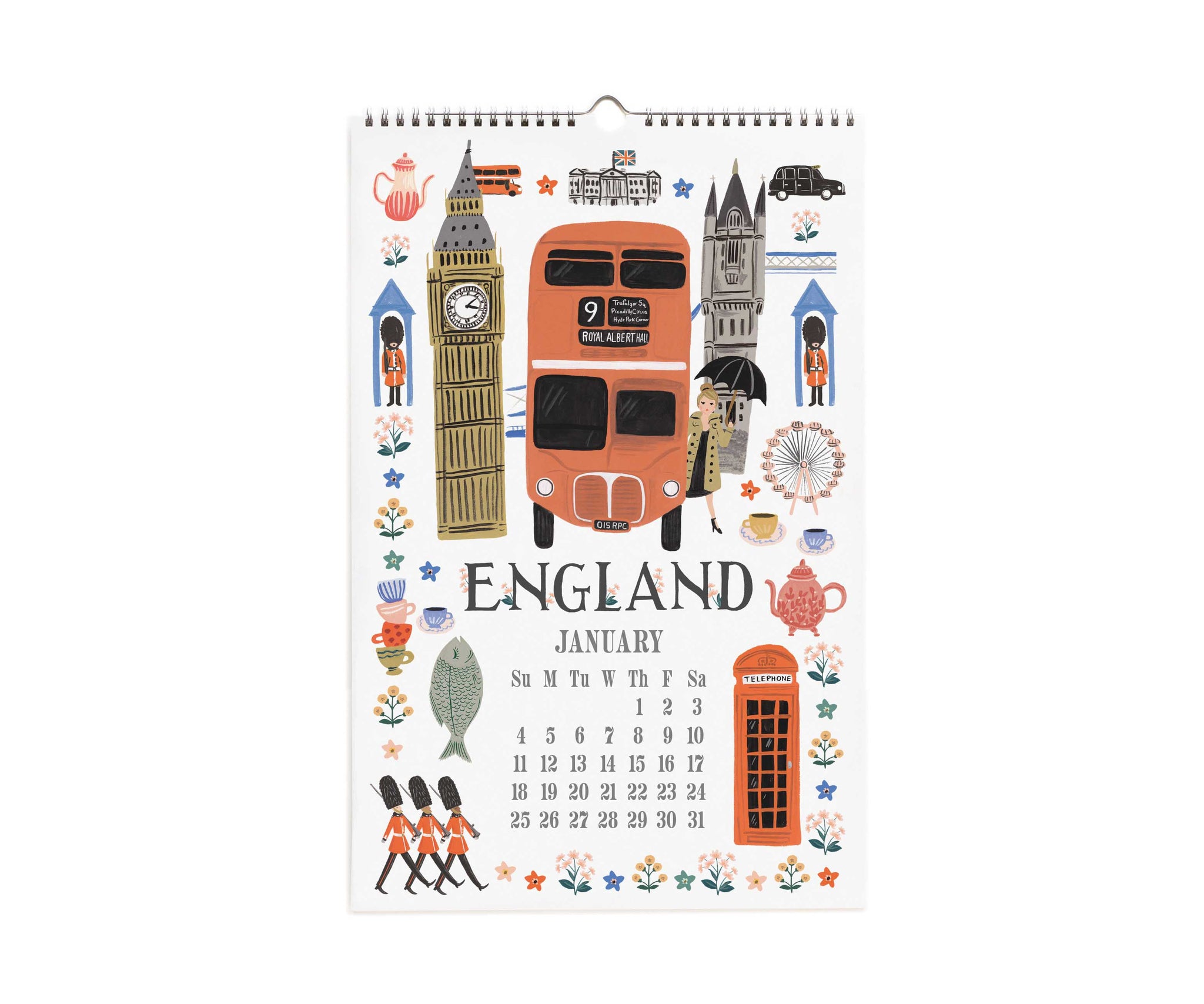 Calendari de paret 2025 Cheese - Rifle Paper
