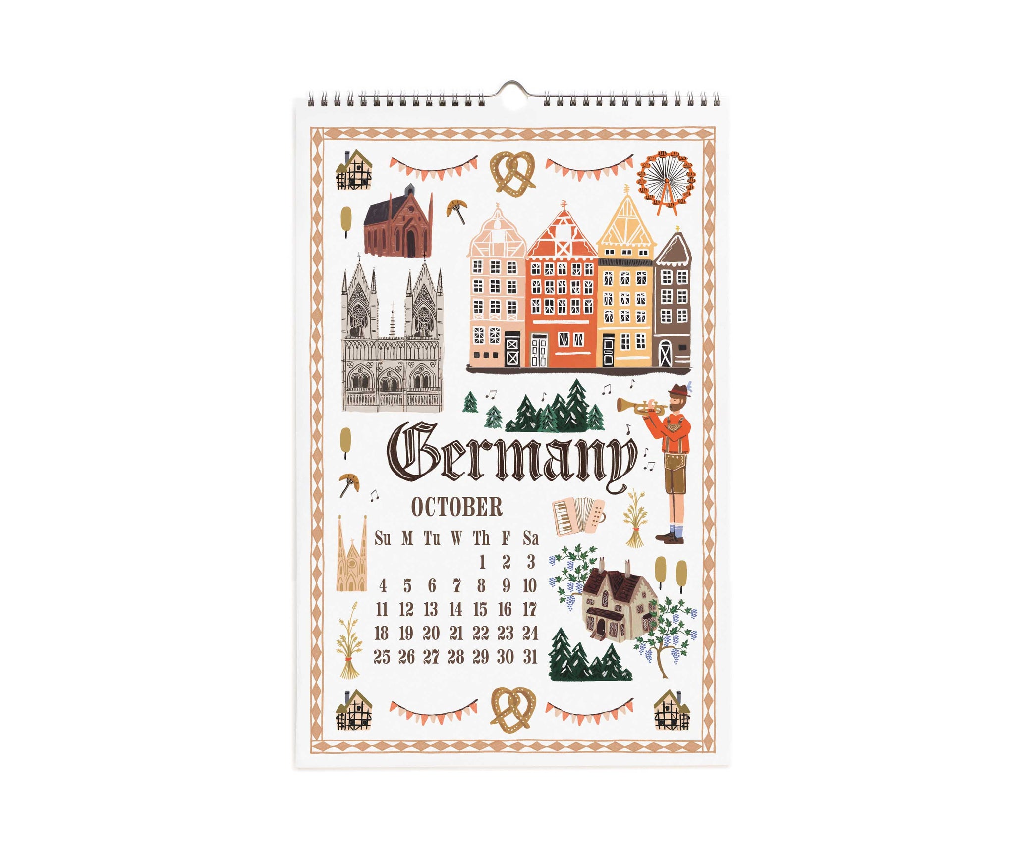 Calendari de paret 2025 Cheese - Rifle Paper
