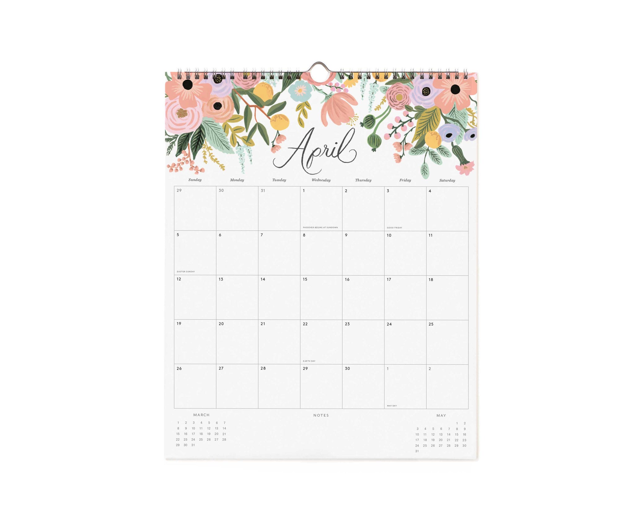 Calendario de pared 2026 - Dahlia - Rifle Paper