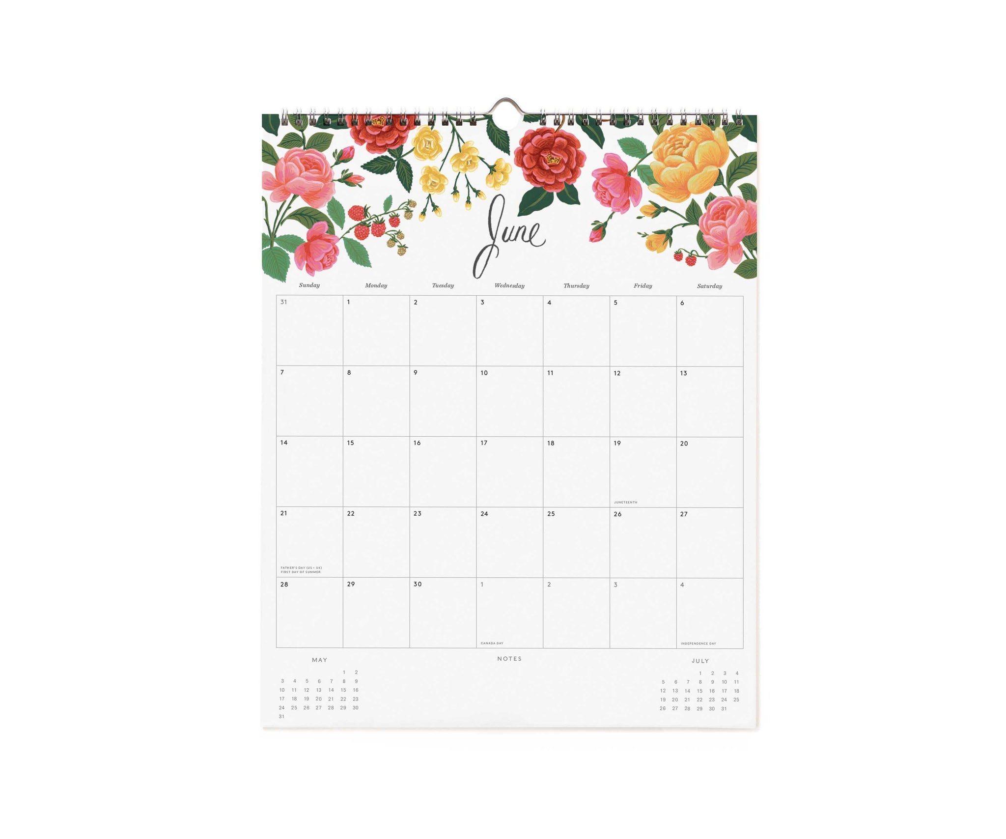 Calendario de pared 2026 - Dahlia - Rifle Paper