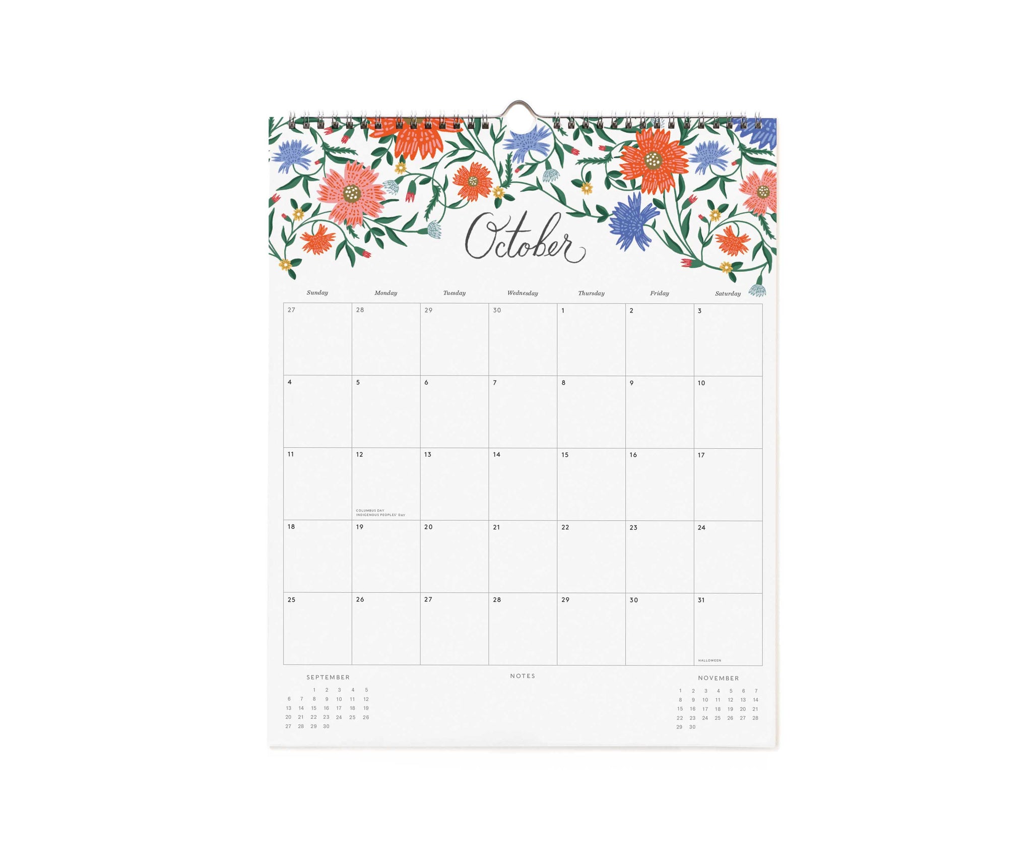 Calendario de pared 2026 - Dahlia - Rifle Paper