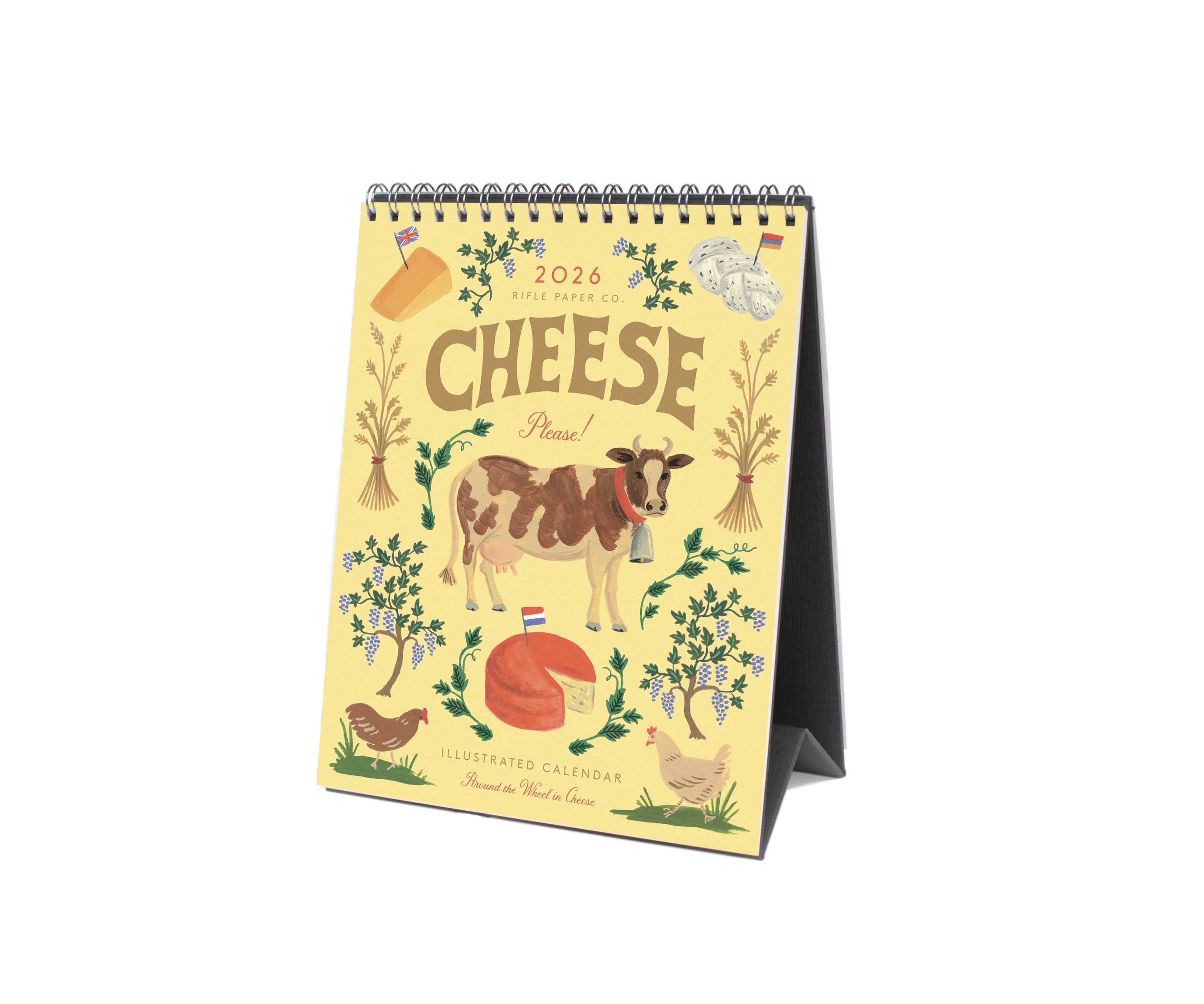 Calendario de pared 2026 Cheese - Rifle Paper
