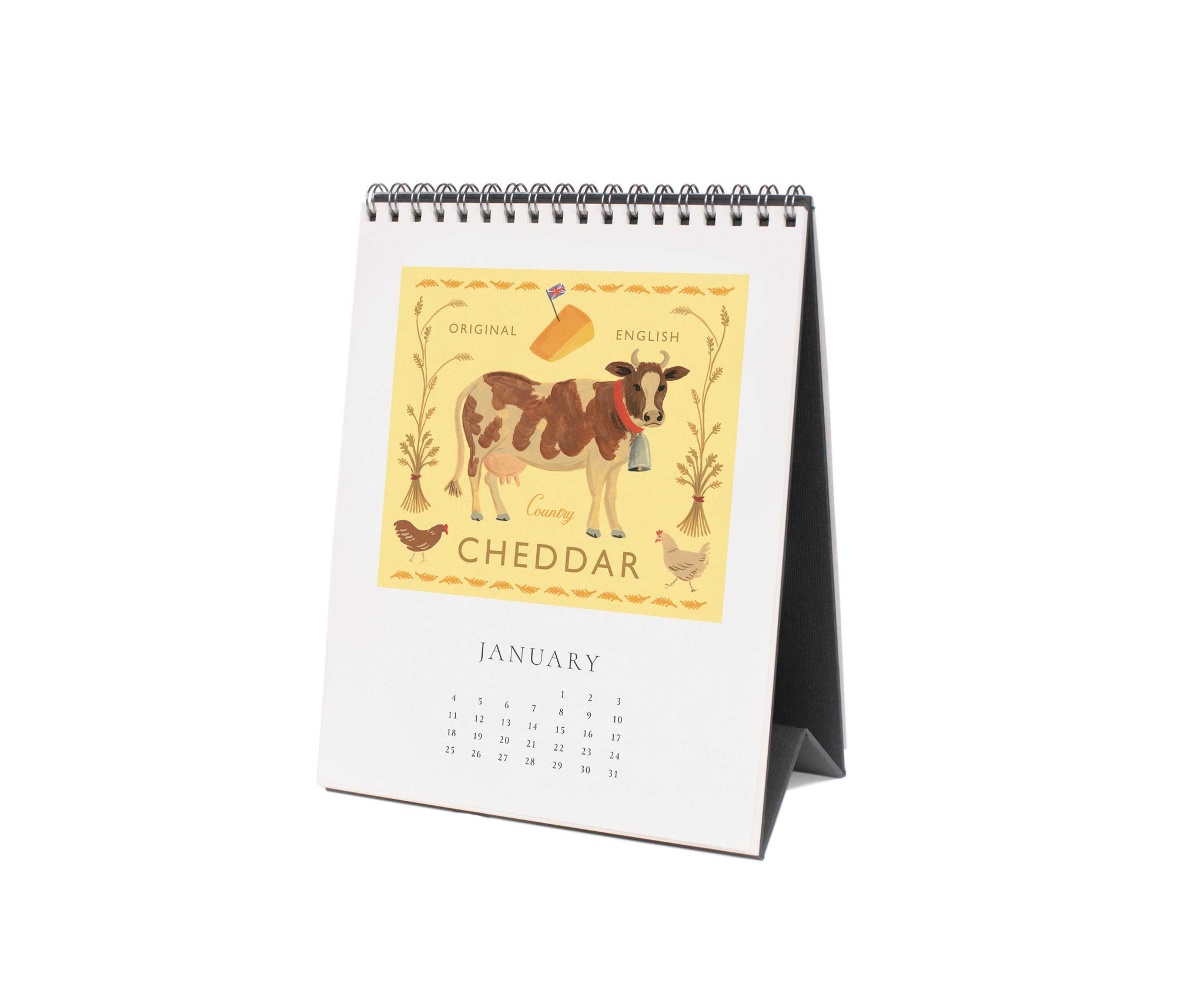 Calendario de pared 2026 Cheese - Rifle Paper