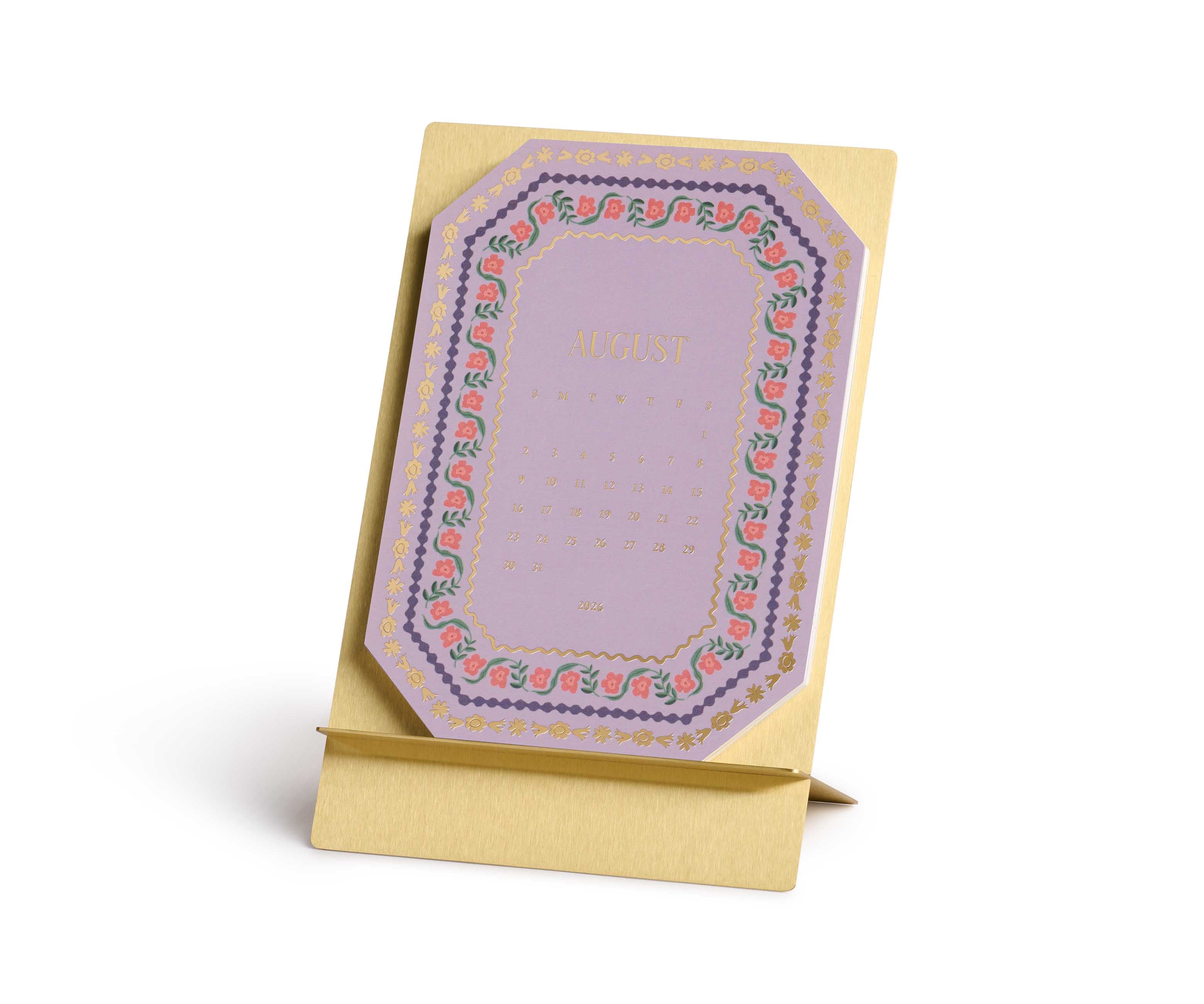 Desk Calendar 2025 Flower Studies - Rifle Paper