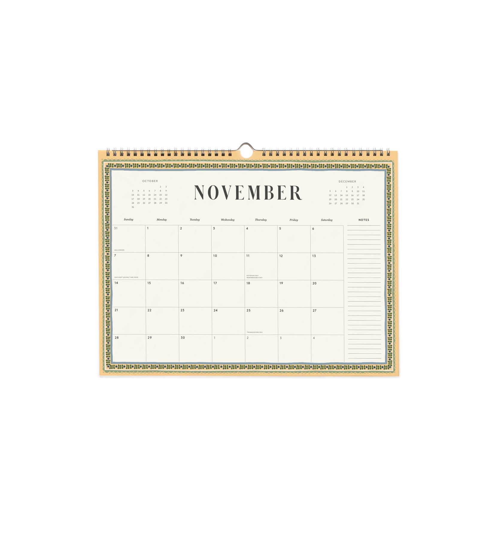 Calendario de pared 2027 - Paisley - Rifle Paper