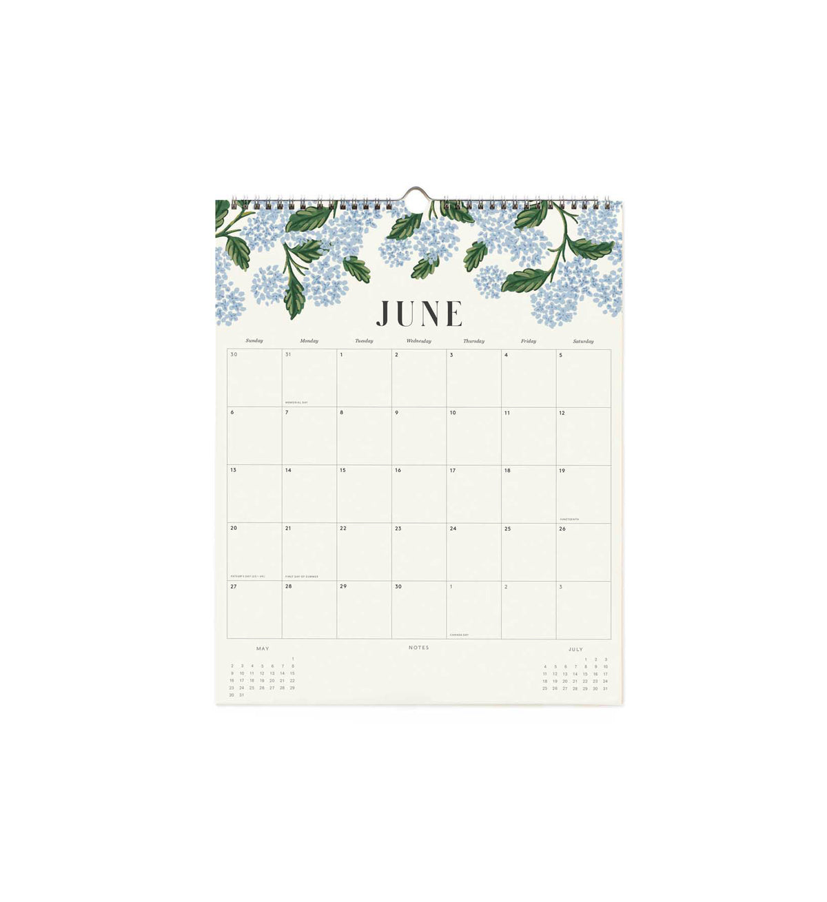 Calendario de pared 2027 - Floral - Rifle Paper