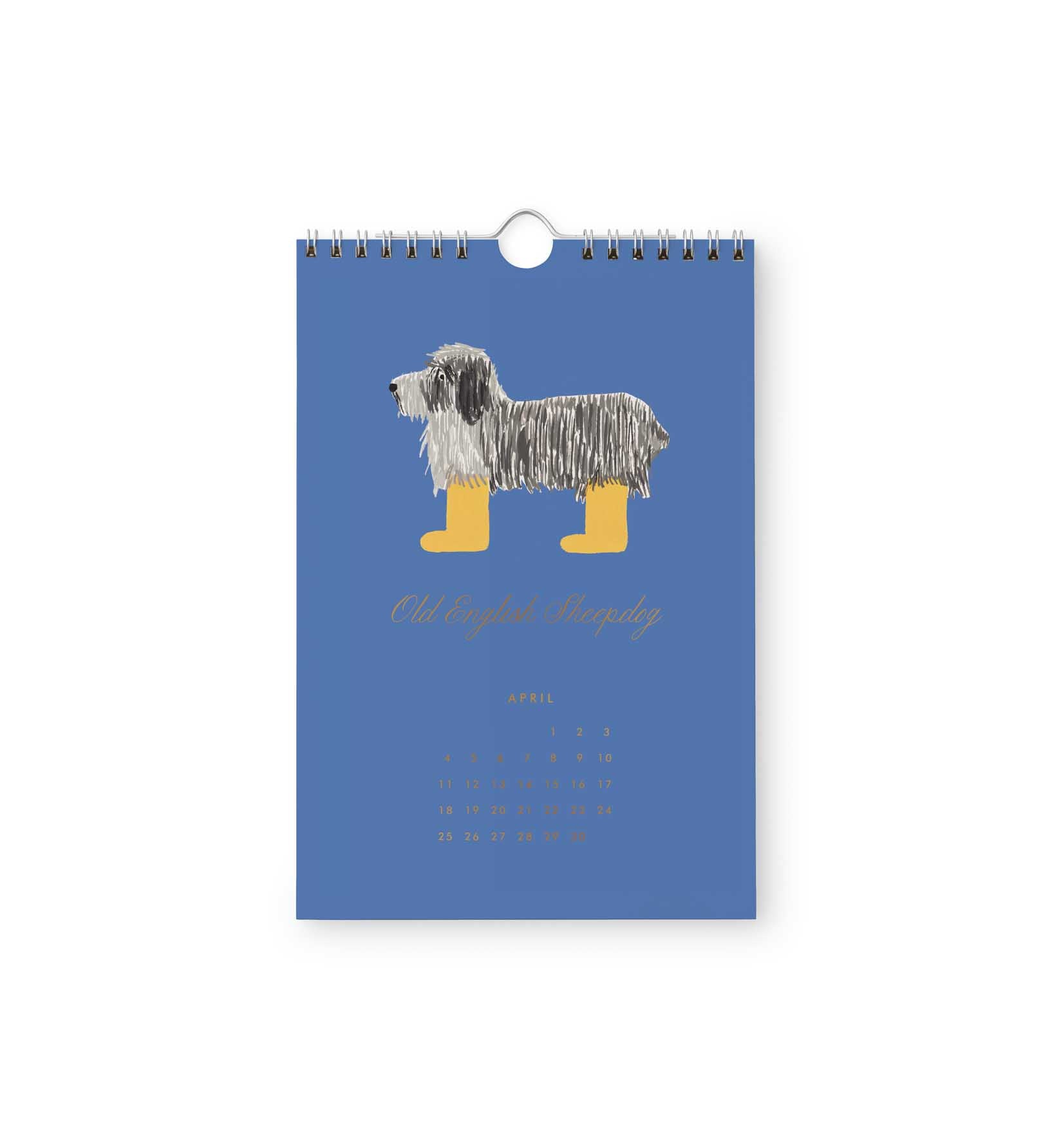 Calendario de pared 2027 - Dog Of The Month - Rifle Paper
