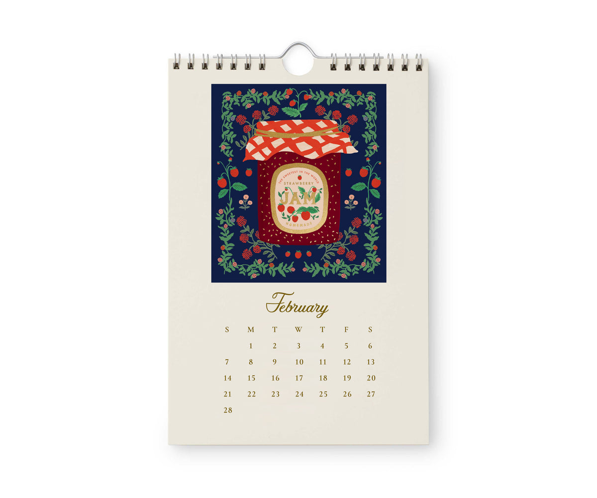 Calendario de pared 2027 - Country Farm Kitchen Rifle Paper