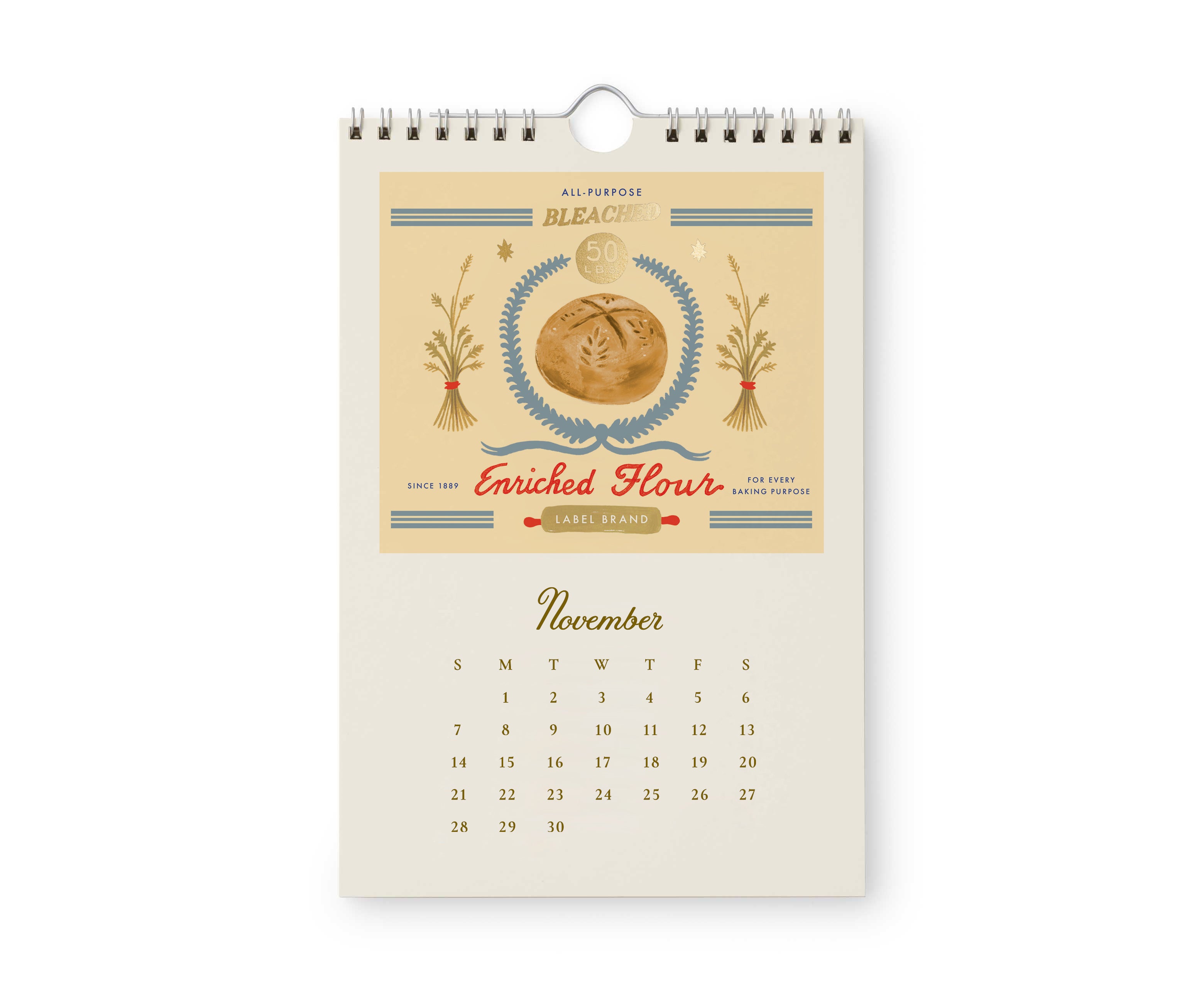 Calendario de pared 2027 - Country Farm Kitchen Rifle Paper