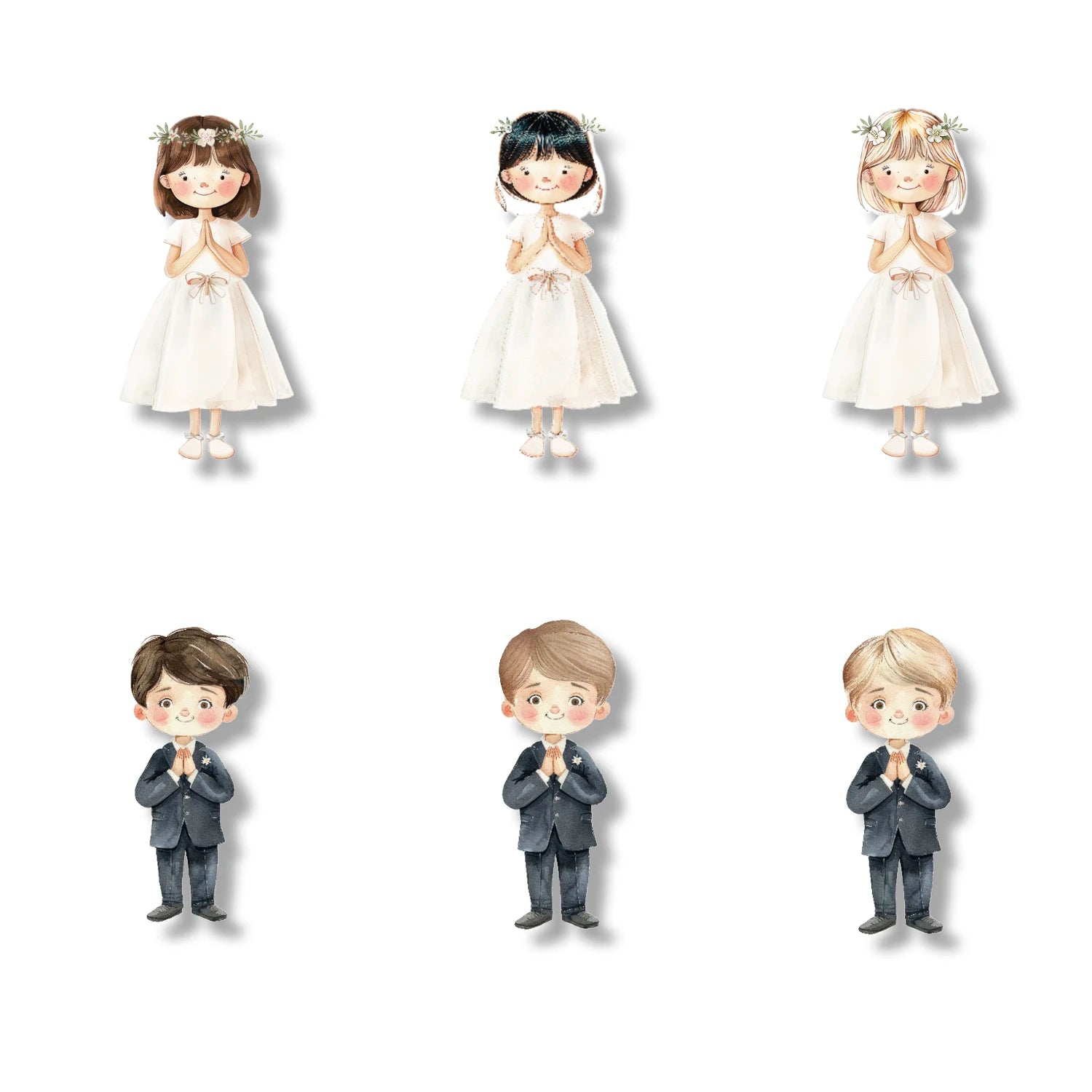 Recordatorio de comunión personalizado Rayas (Packs 12-60)