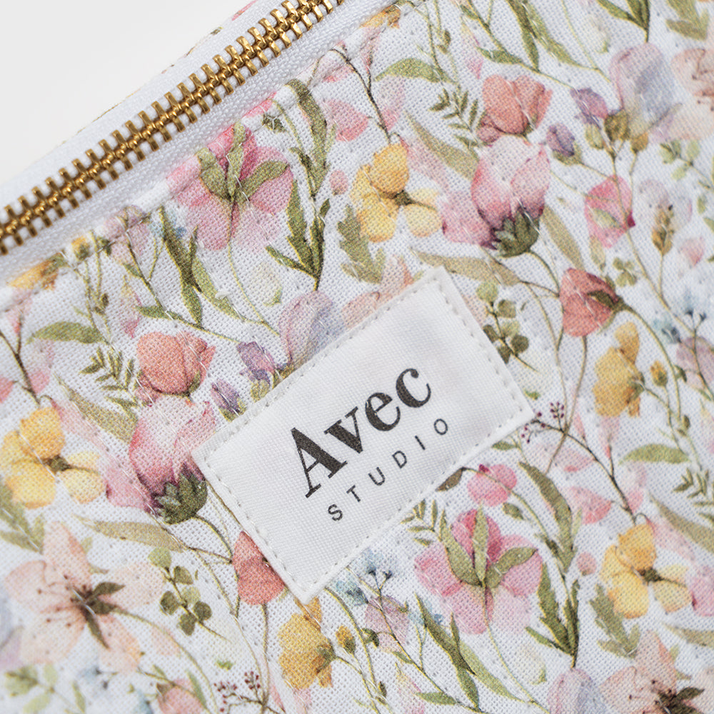 Necesser petit estampat Spring Flowers