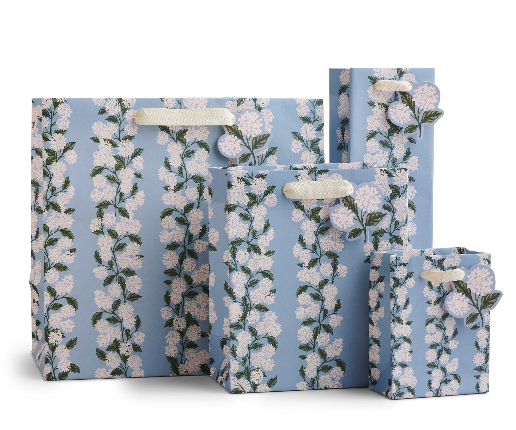Bolsa de regalo de papel Hydrangea