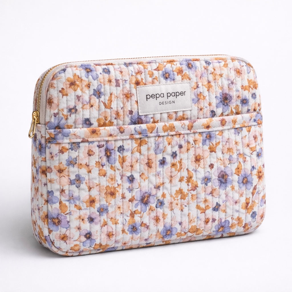 Funda Portátil Pressed Flowers Light
