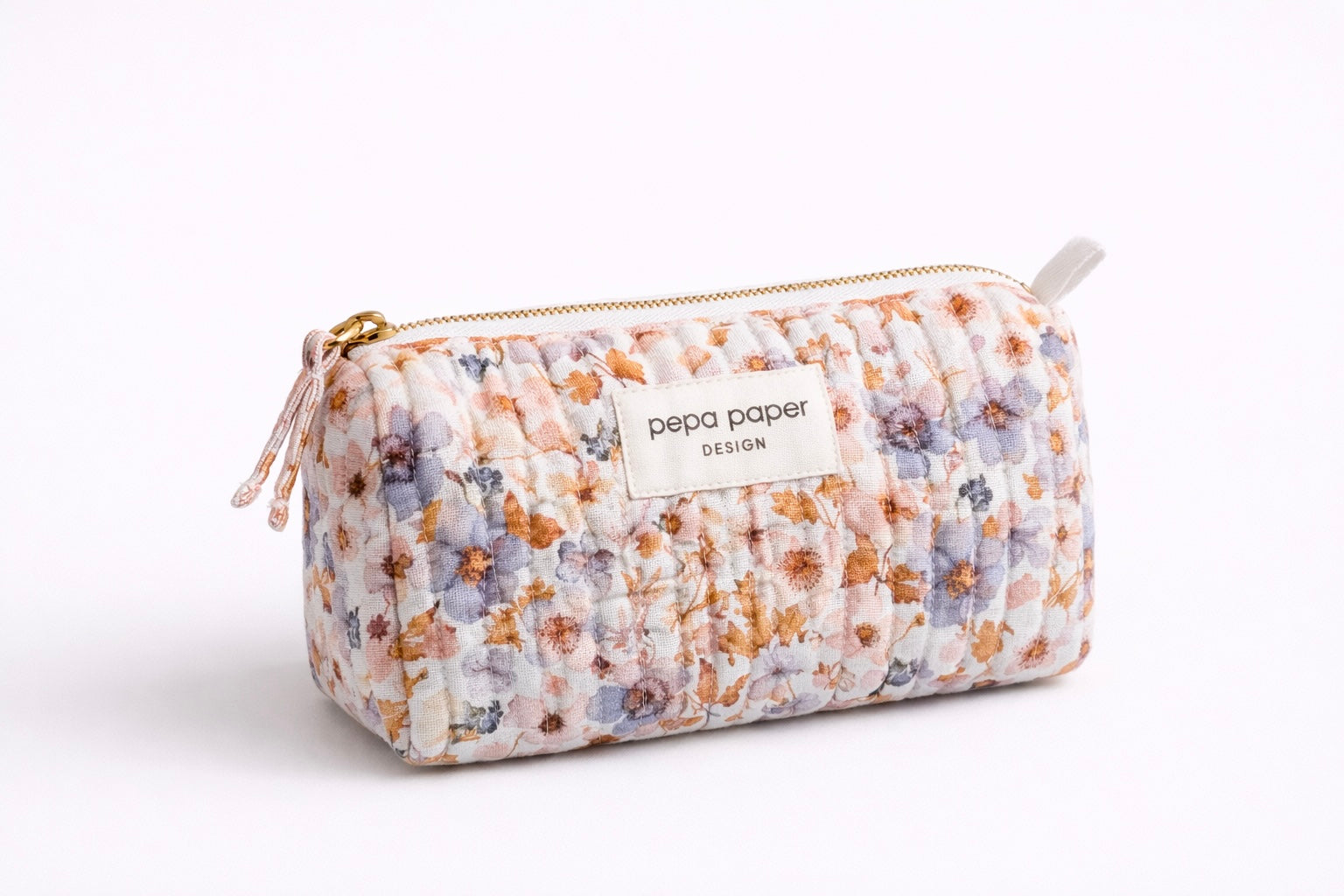 Neceser pequeño estampado Pressed Flowers Light