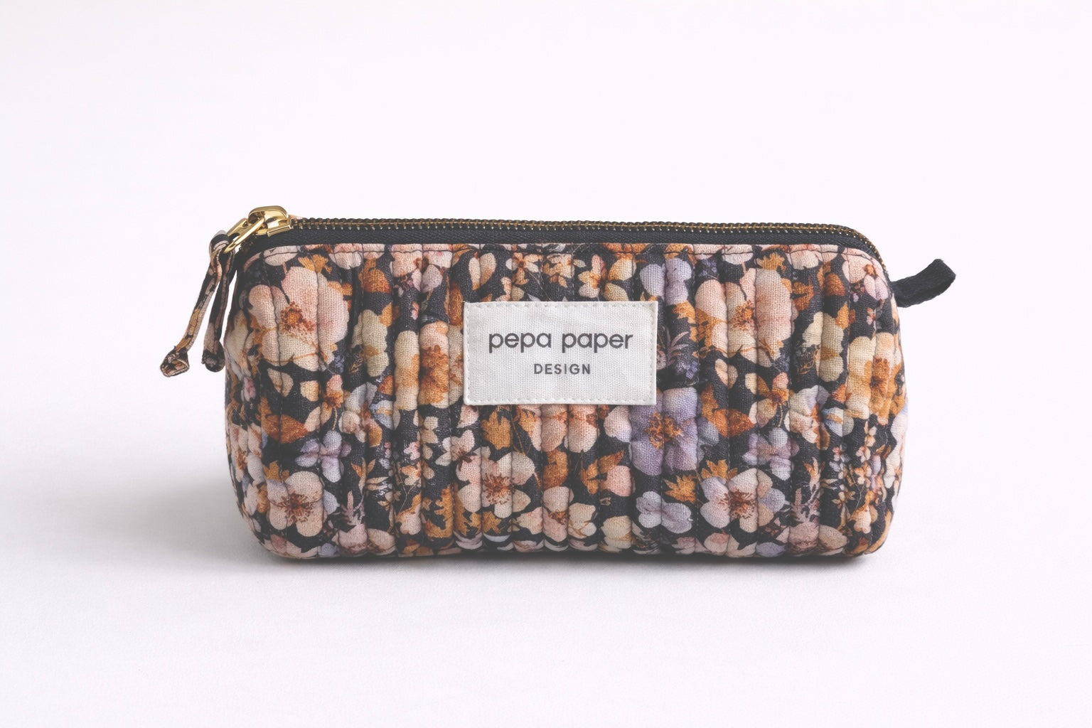 Neceser pequeño estampado Pressed Flowers Dark