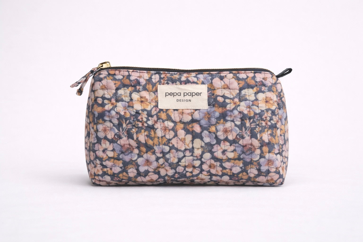 Neceser grande estampado Pressed Flowers Dark