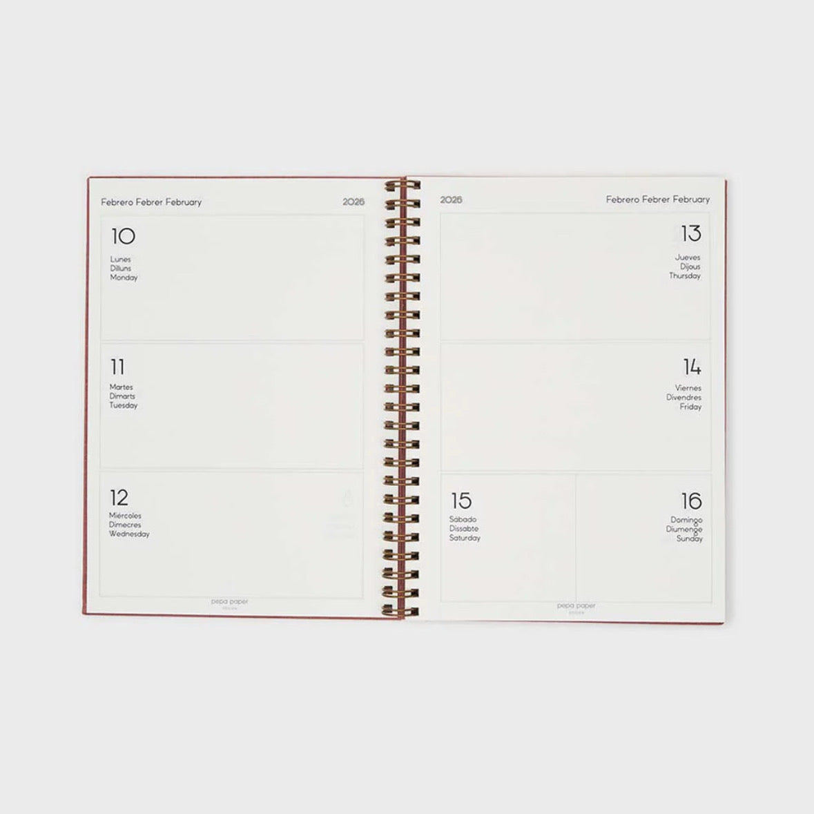 2026 A5 Week-View Diary (12 months)