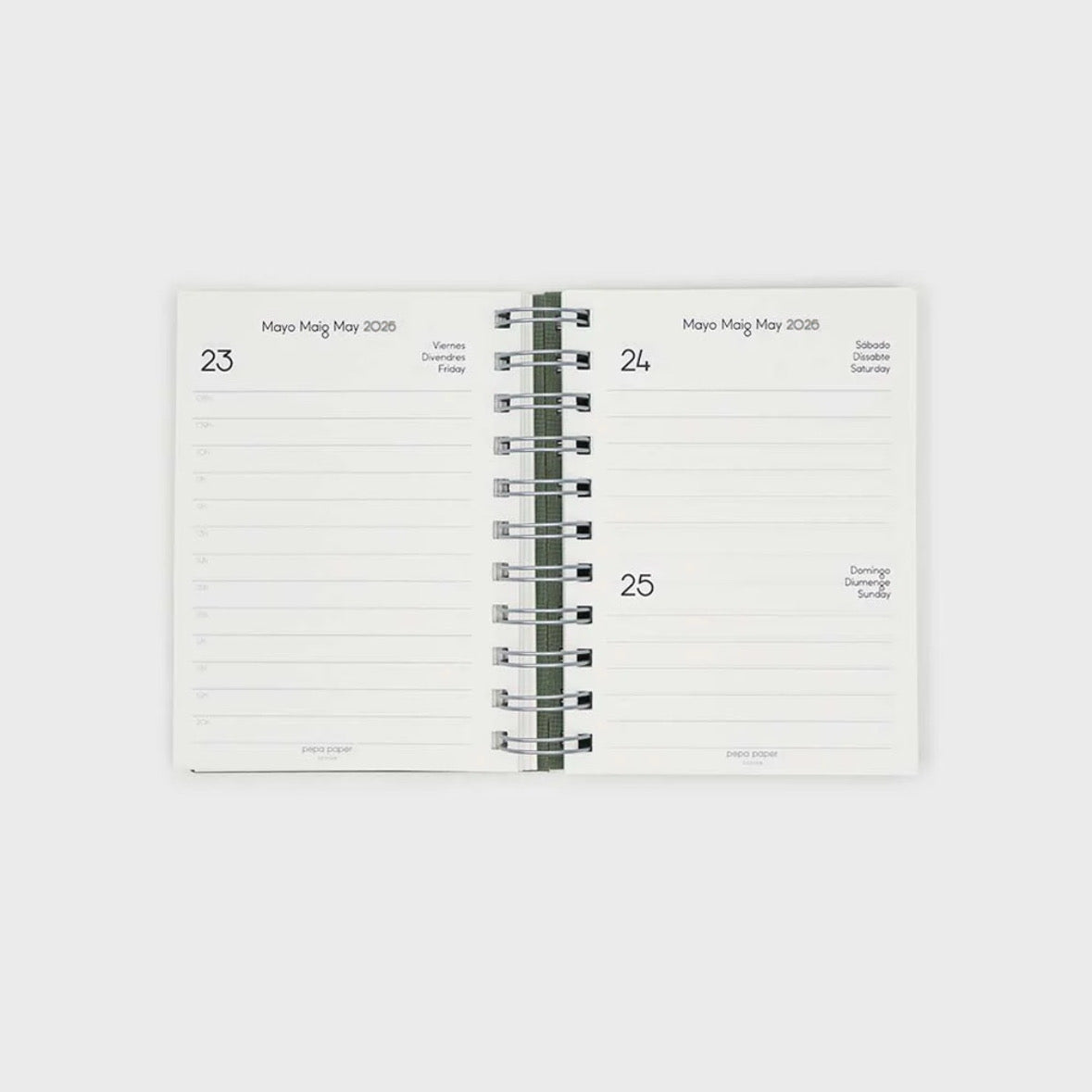 2026 A6 Daily Planner (12 months)