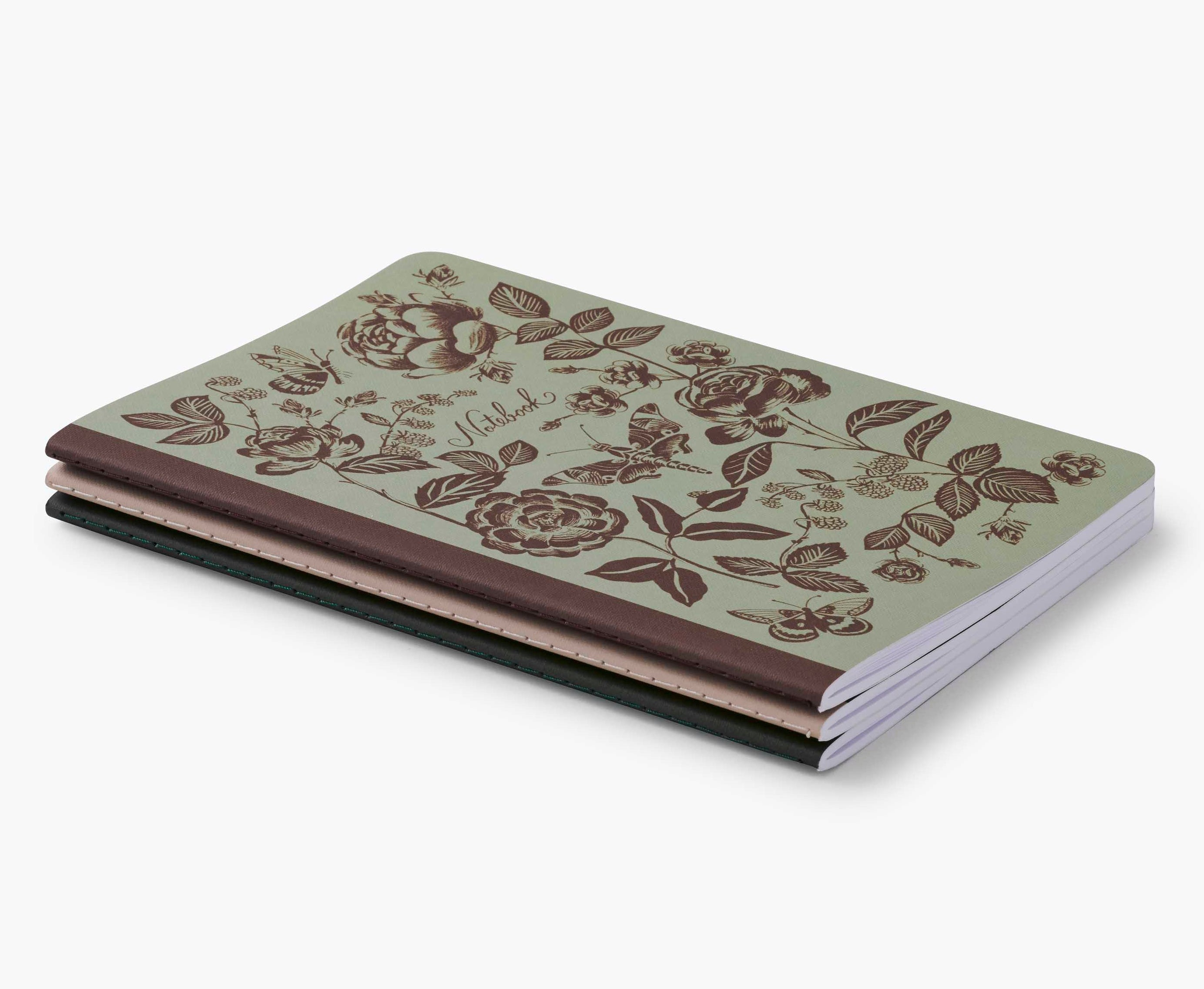 Pack 3 llibretes cosides English Rose - Rifle Paper