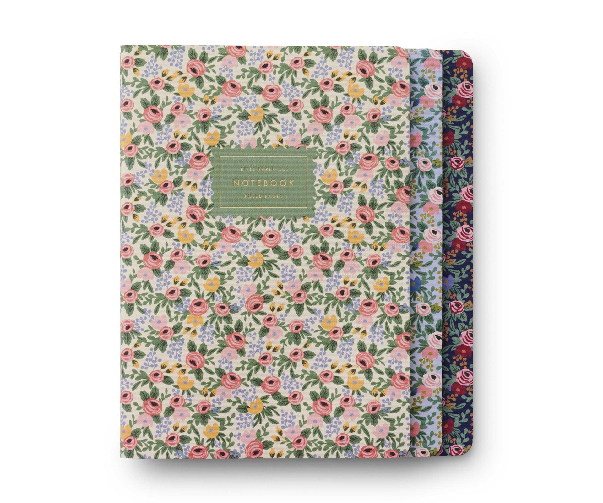 Pack 3 libretas cosidas Rosa - Rifle Paper co.