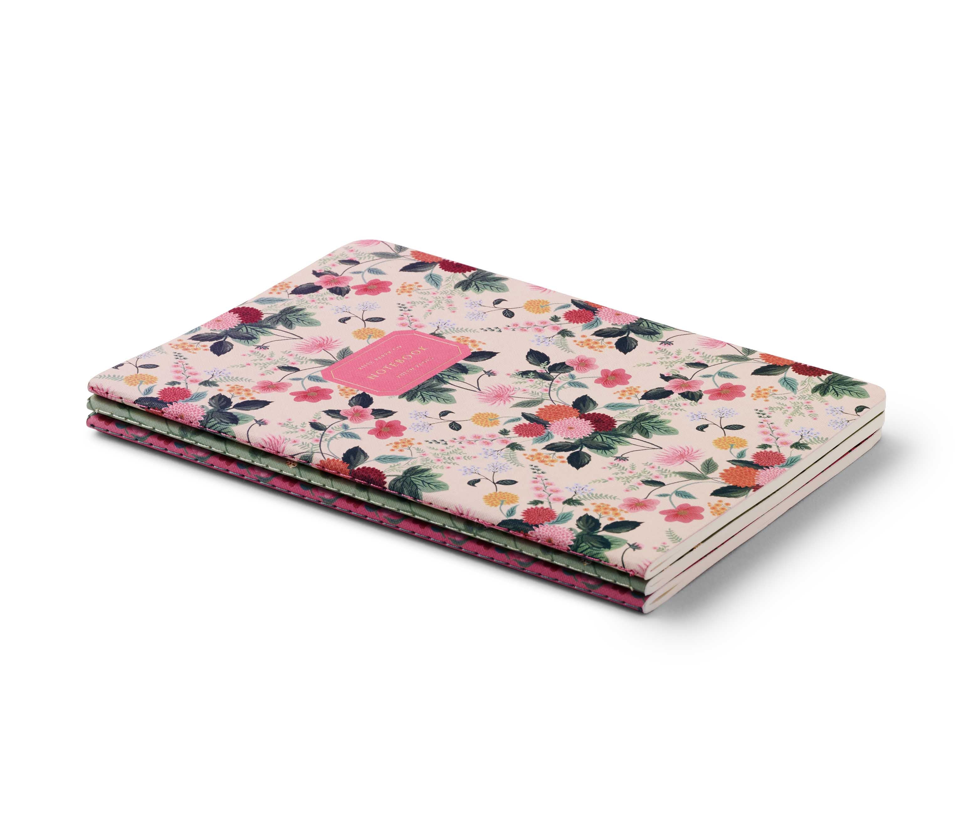 Pack 3 llibretes cosides Dahlia - Rifle Paper co.