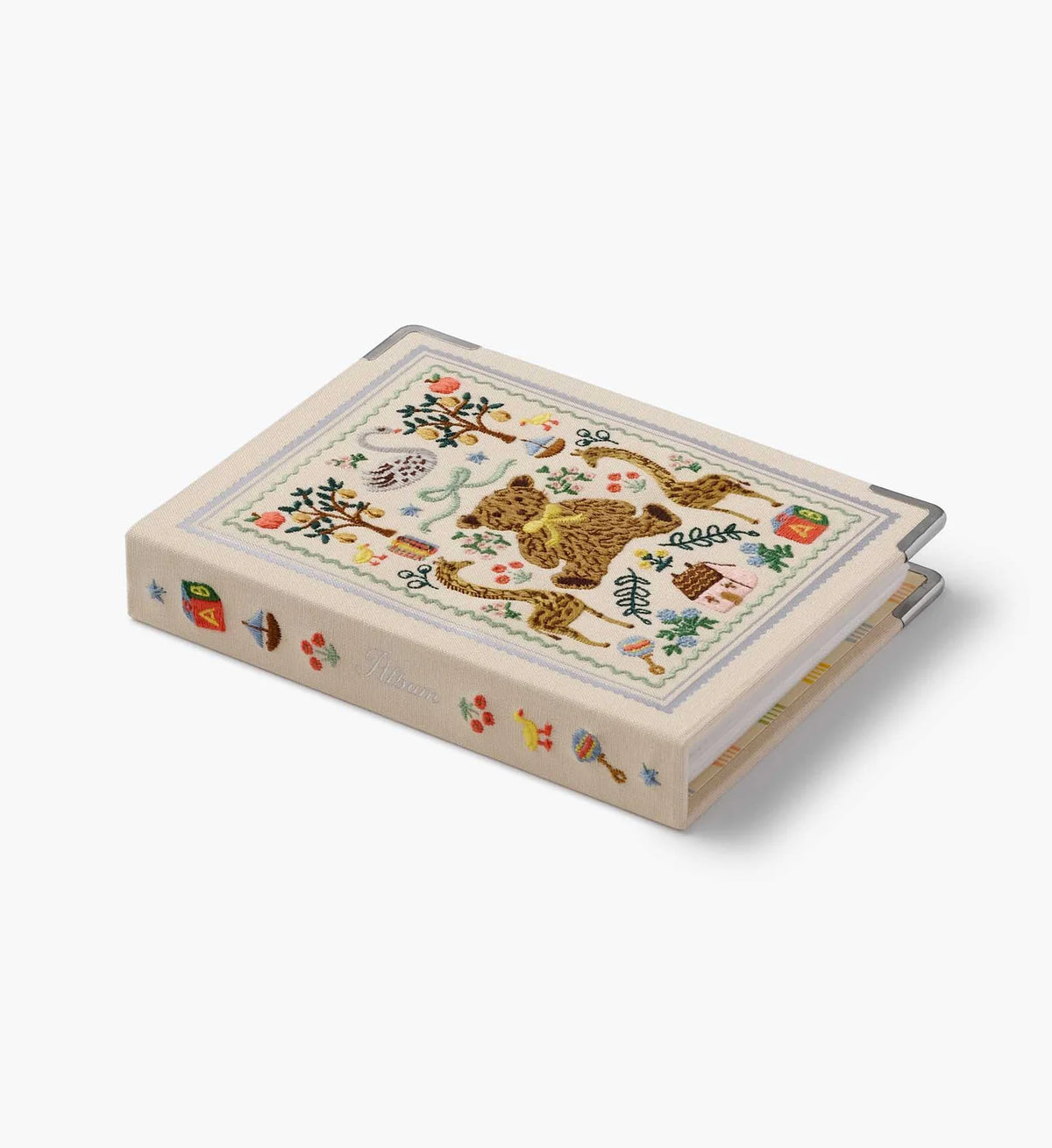 Álbum de fotos con cubierta bordada Storybook - Rifle Paper co.