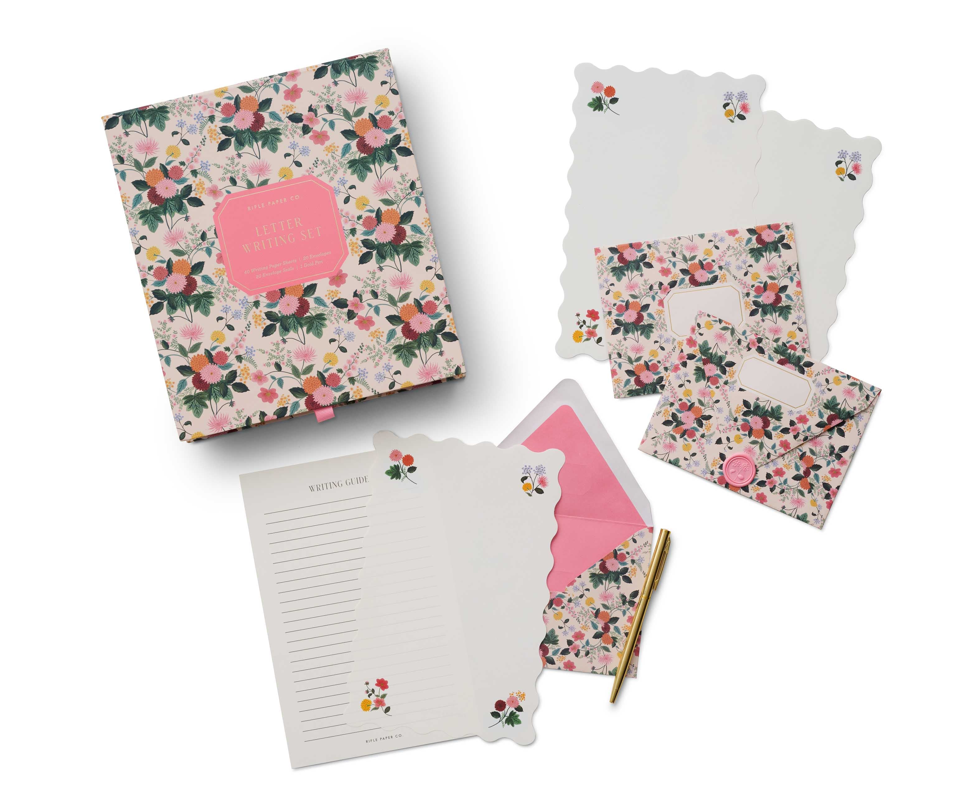 Dahlia Letter Writing Set - Rifle Paper co