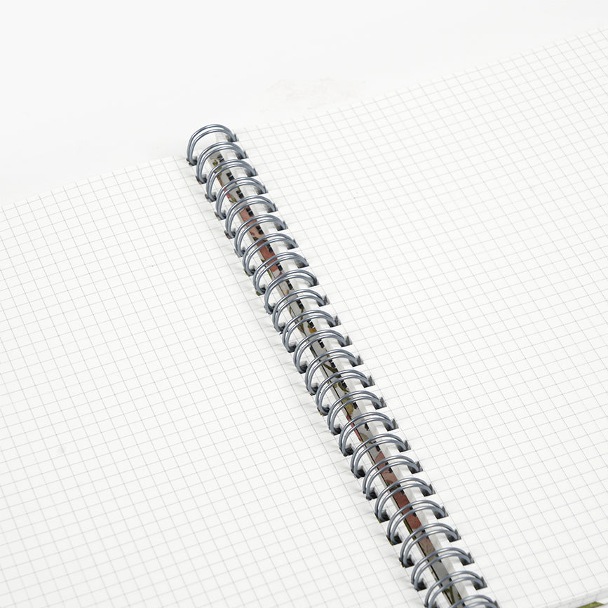 Libreta Wyro A5 Tapa Blanda Hojas Cuadrícula - Spring Flowers