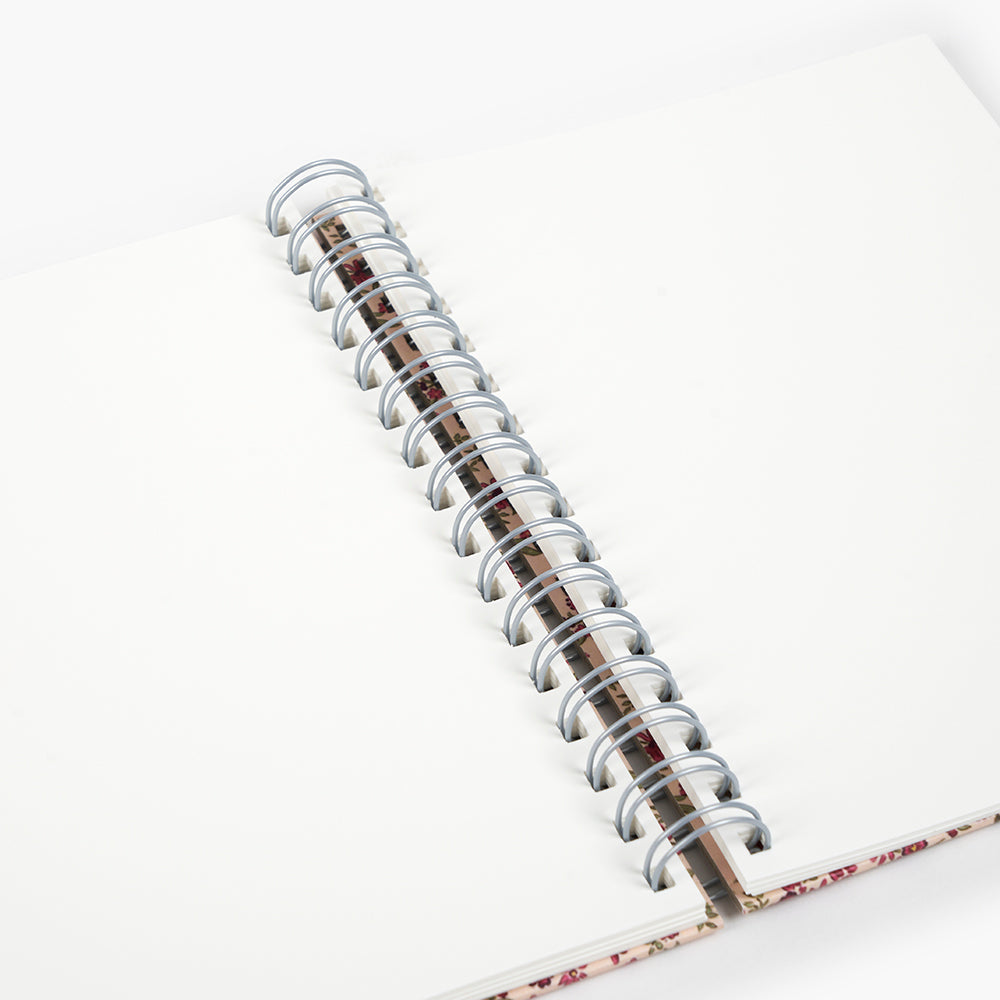 Libreta Wyro A5 Tapa Dura Hojas Lisas  Floral Roses