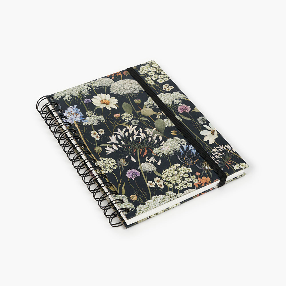 Pack Organización I Libreta + Planificador Semanal + Bloc Notas + Bolígrafo + Portabolígrafos (Wild Flowers)