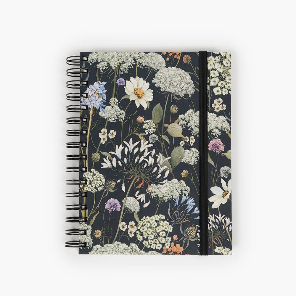 Pack Organización I Libreta + Planificador Semanal + Bloc Notas + Bolígrafo + Portabolígrafos (Wild Flowers)