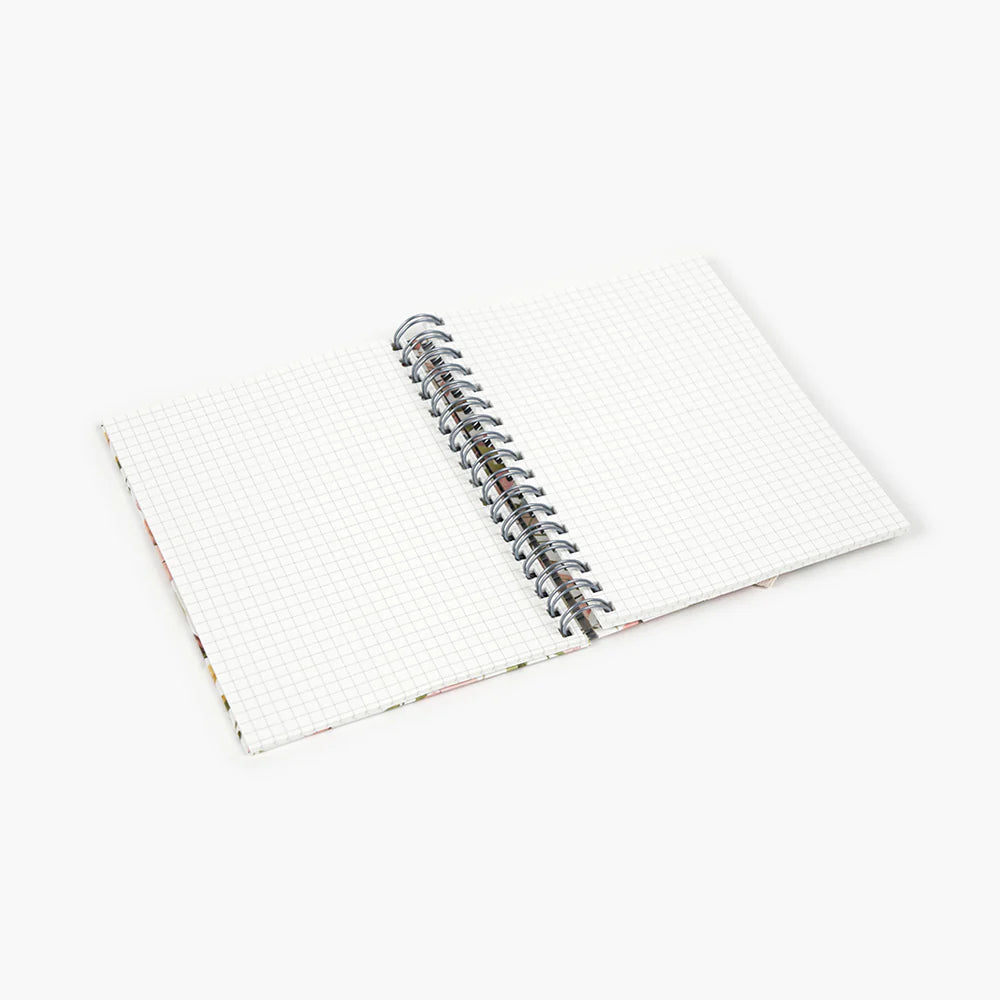 Libreta Wyro A6 Tapa Blanda Hojas Cuadrícula - Lemon Blossom