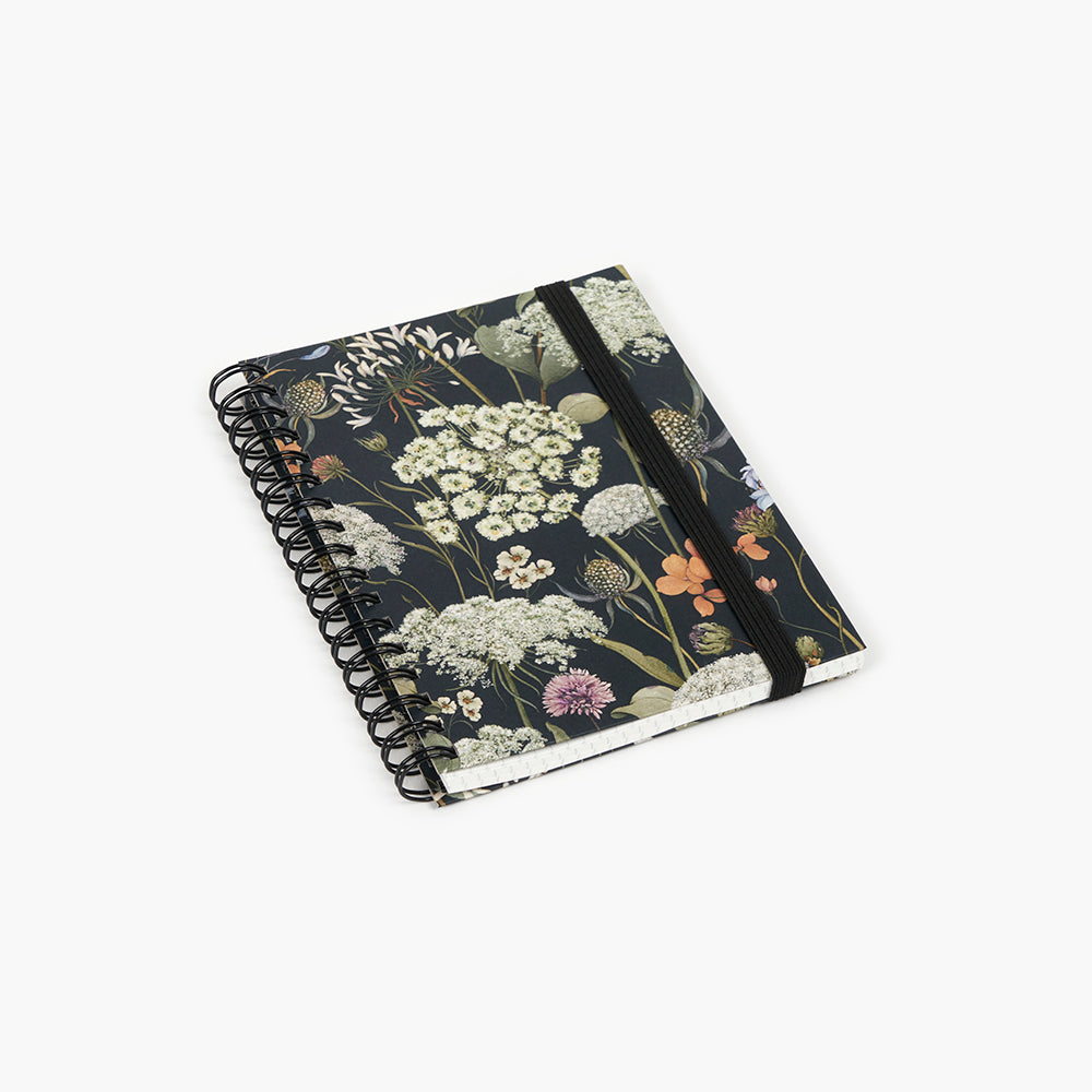 Libreta Wyro A6 Tapa Blanda Hojas Cuadrícula - Wild Flowers