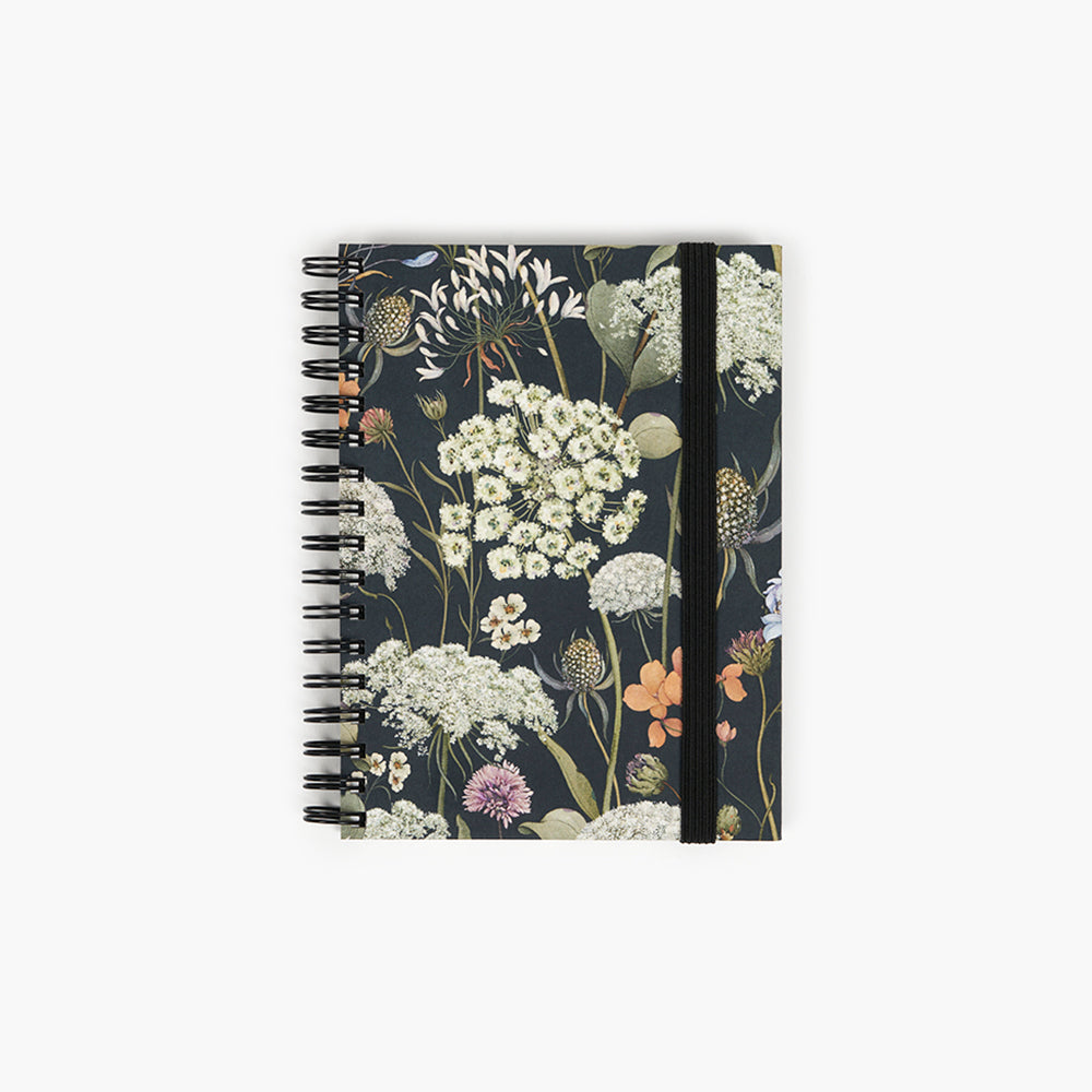 Libreta Wyro A6 Tapa Blanda Hojas Cuadrícula - Wild Flowers