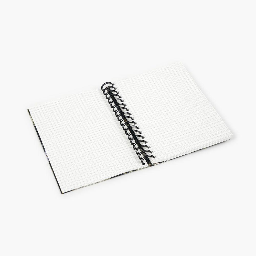 Libreta Wyro A6 Tapa Blanda Hojas Cuadrícula - Wild Flowers