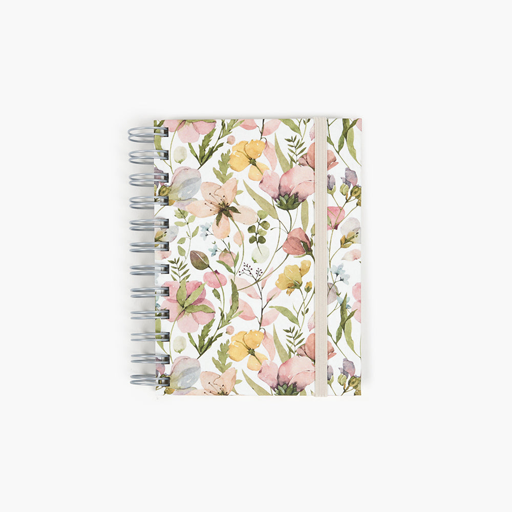 Wyro A6 Hardcover Notebook with Plain Paper – Spring Flowers