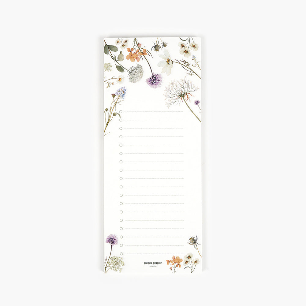 Wild Flowers Shopping List