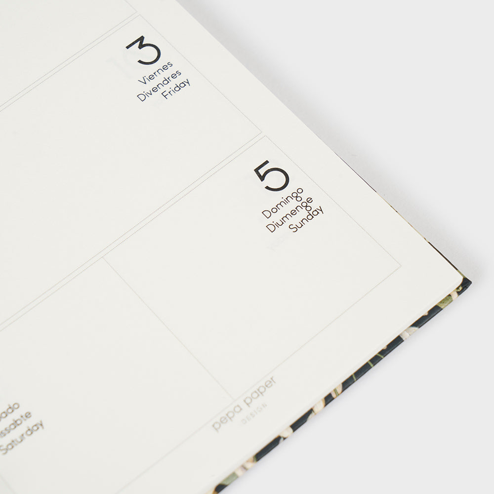 Agenda académica A5 2025-26 - Wild Flowers