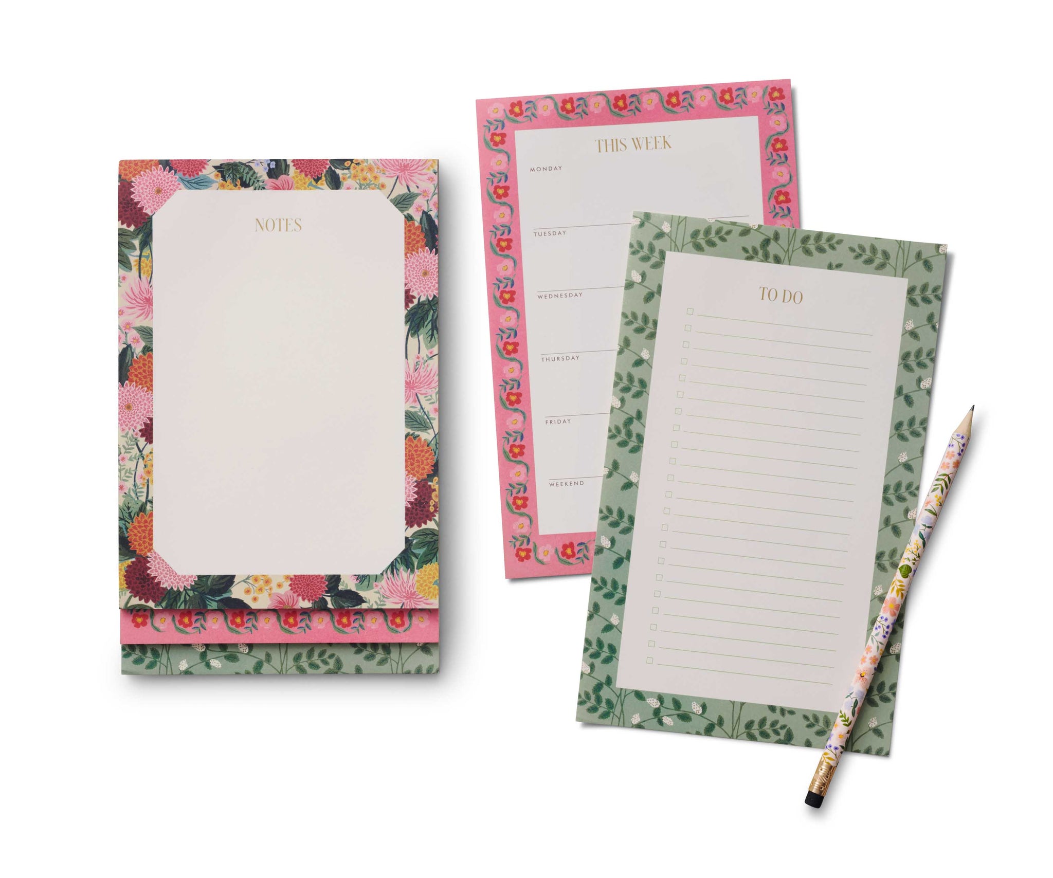 Bloc de notas escalonado Dahlia - Rifle Paper Co.