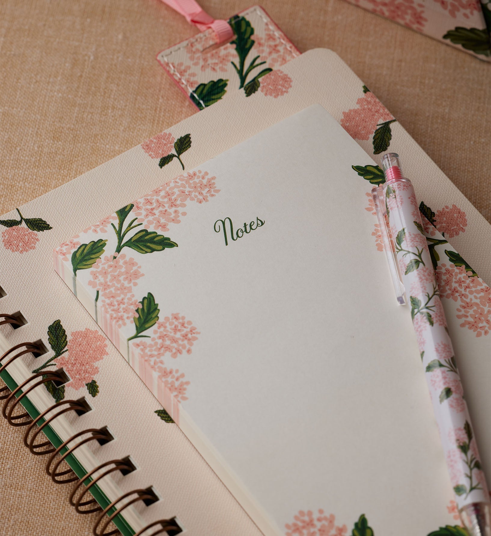 Bloc de notas Pink Hydrangea - Rifle Paper co.