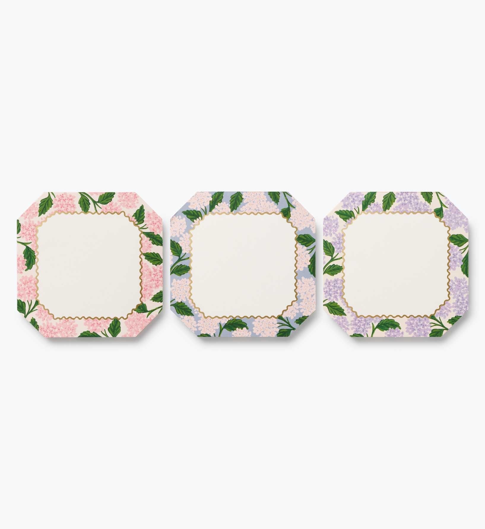 Mini blocs de notas Pink Hydrangea - Rifle Paper co.