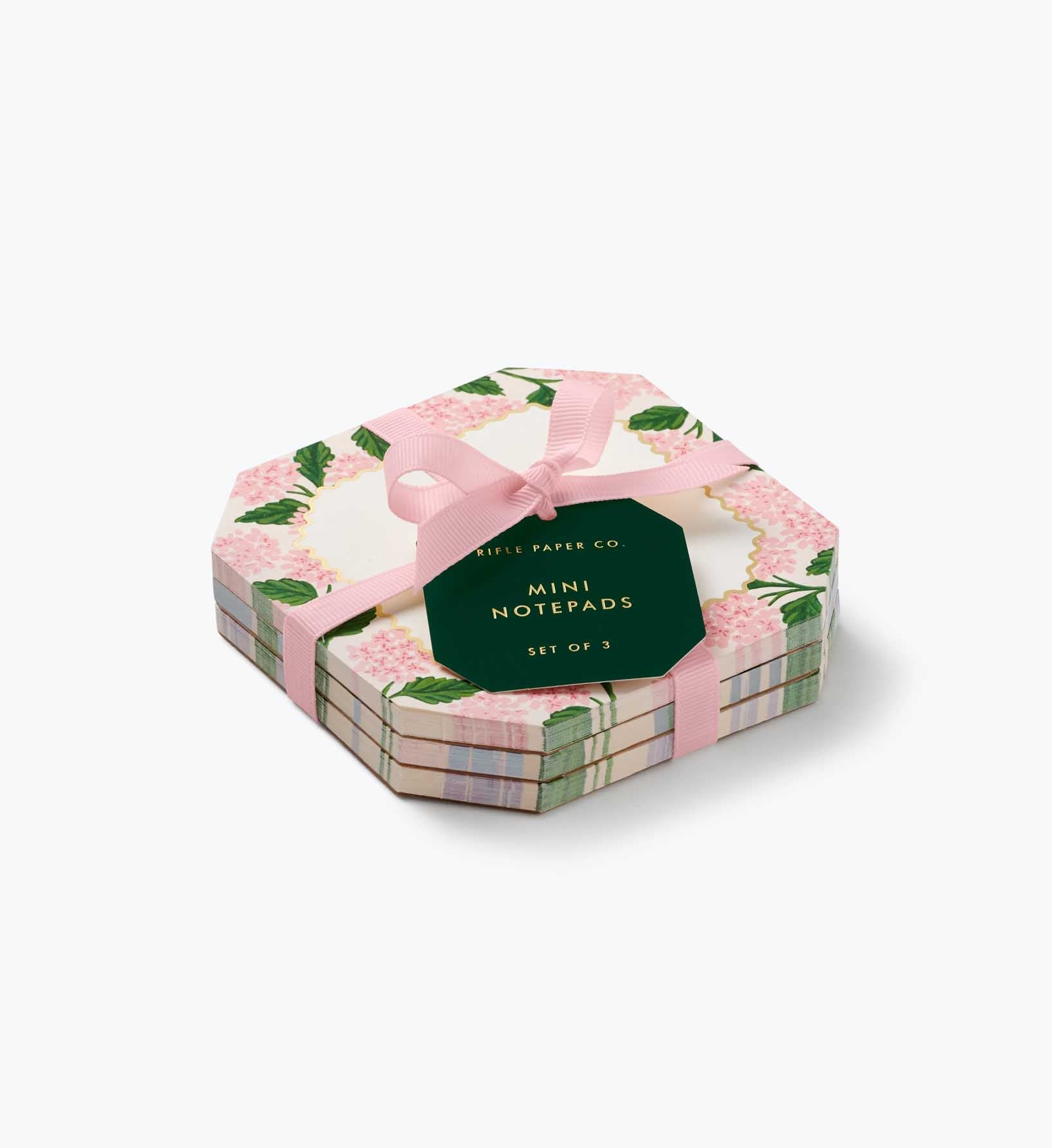 Mini blocs de notas Pink Hydrangea - Rifle Paper co.