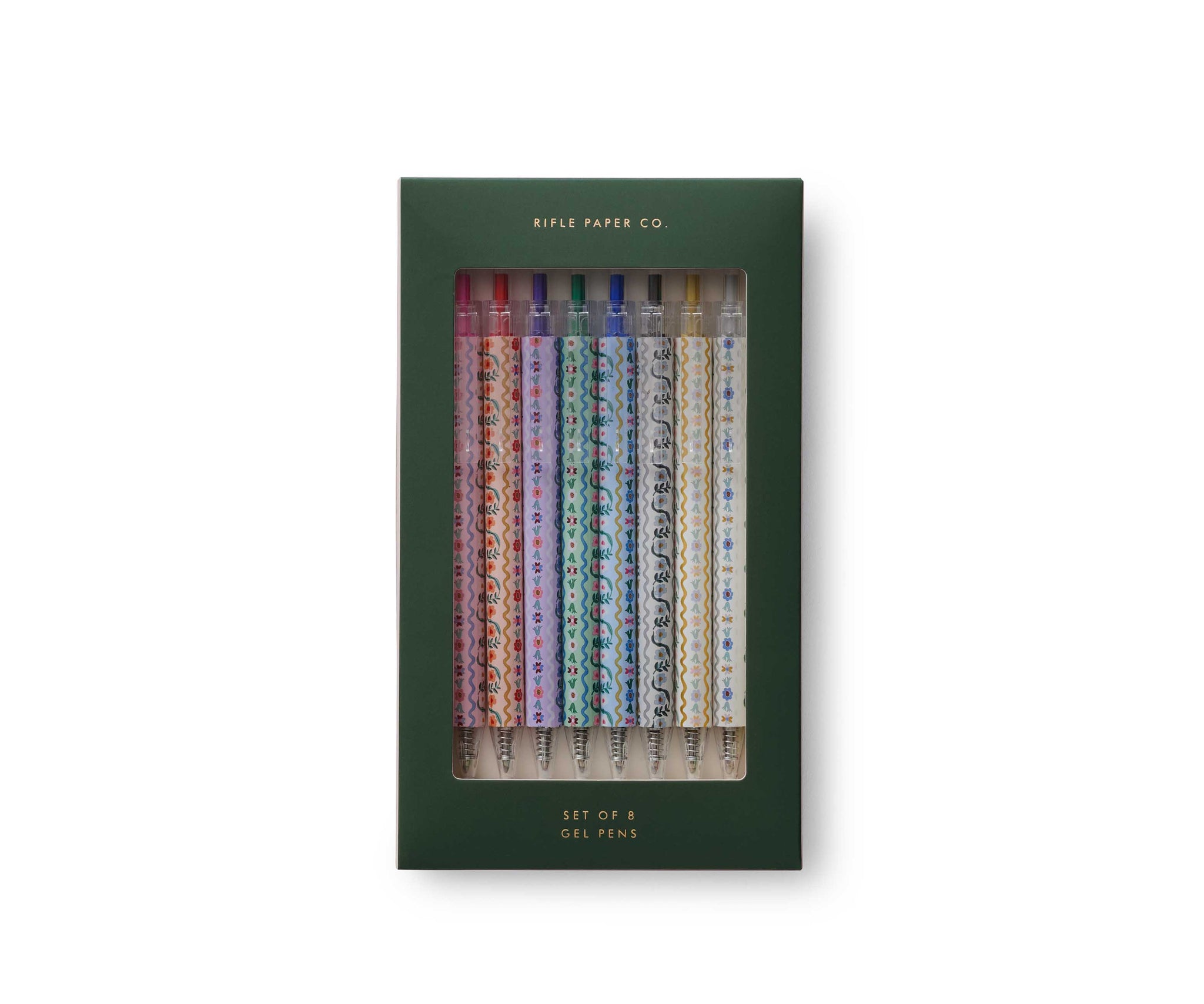 Set de 8 bolígrafos de gel Delphine - Rifle Paper Co