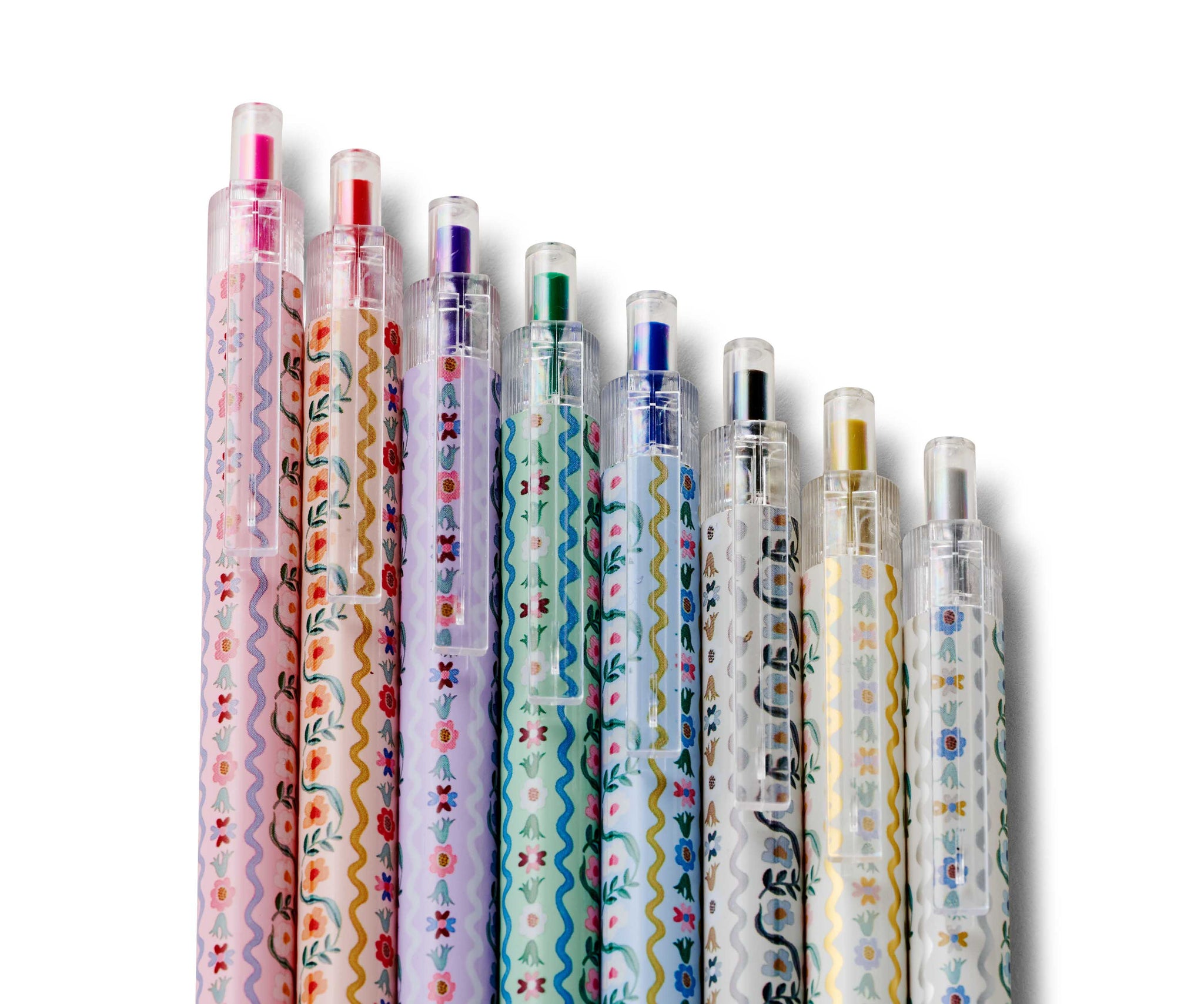 Set de 8 bolígrafos de gel Delphine - Rifle Paper Co